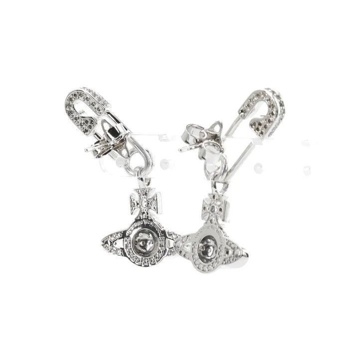 Vivienne Westwood Vivienne Westwood Lucrece Crystal Earrings -2507 Size ONE SIZE - 2 Thumbnail