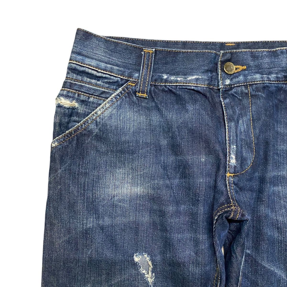 Dolce & Gabbana Vintage Dolce & Gabbana Distressed Jeans Size US 31 - 4 Thumbnail