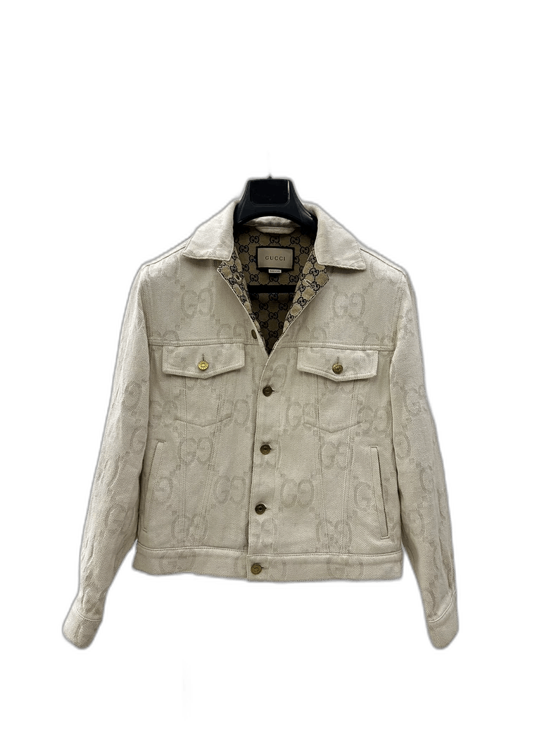 Gucci Gucci DoubleSided Printed Denim Jacket-2506 Size US S / EU 44-46 / 1 - 1 Thumbnail