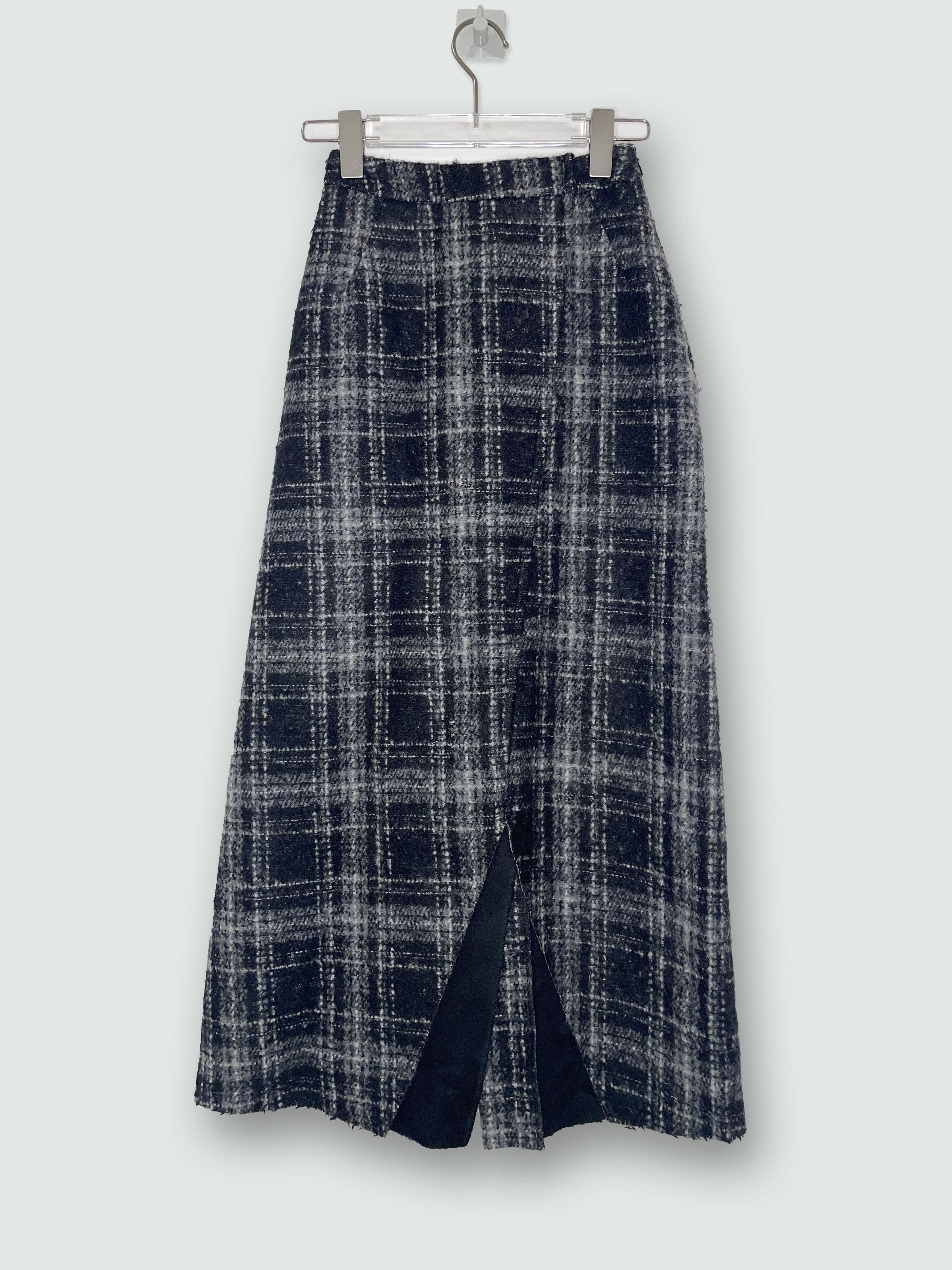 JW Anderson Runway FW2012 Wool Tartan Midi Skirt Size 25" / US 0 / IT 36 - 2 Thumbnail