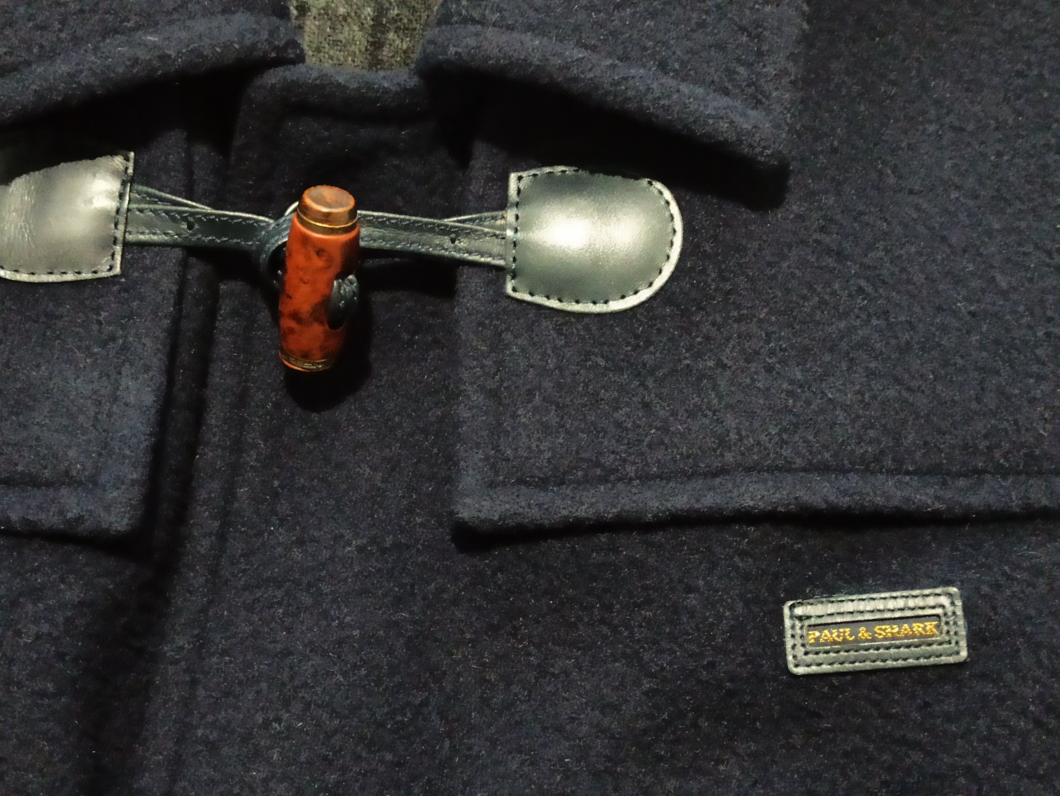 Paul & Shark Paul & Shark Yachting Duffle Coat Navy Alpaca Wool Moessmer Size US L / EU 52-54 / 3 - 3 Thumbnail