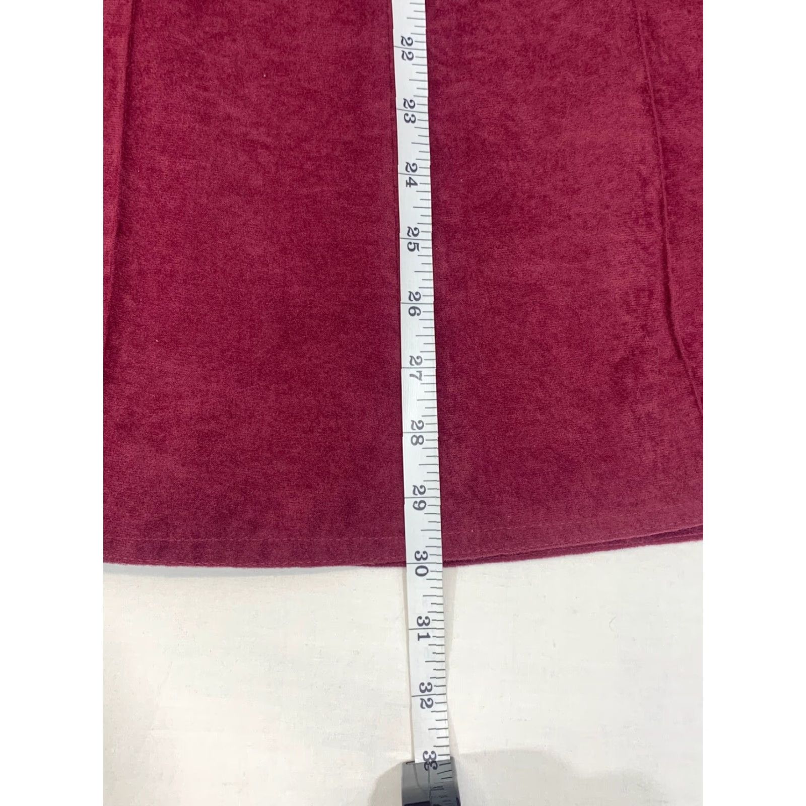 Vintage VINTAGE Koret of California Women's Skirt Knee Length Suede Burgundy 1960s Size 14 Feminine Pencil/Straight Womens Size 36" / US 14 / IT 50 - 7 Thumbnail