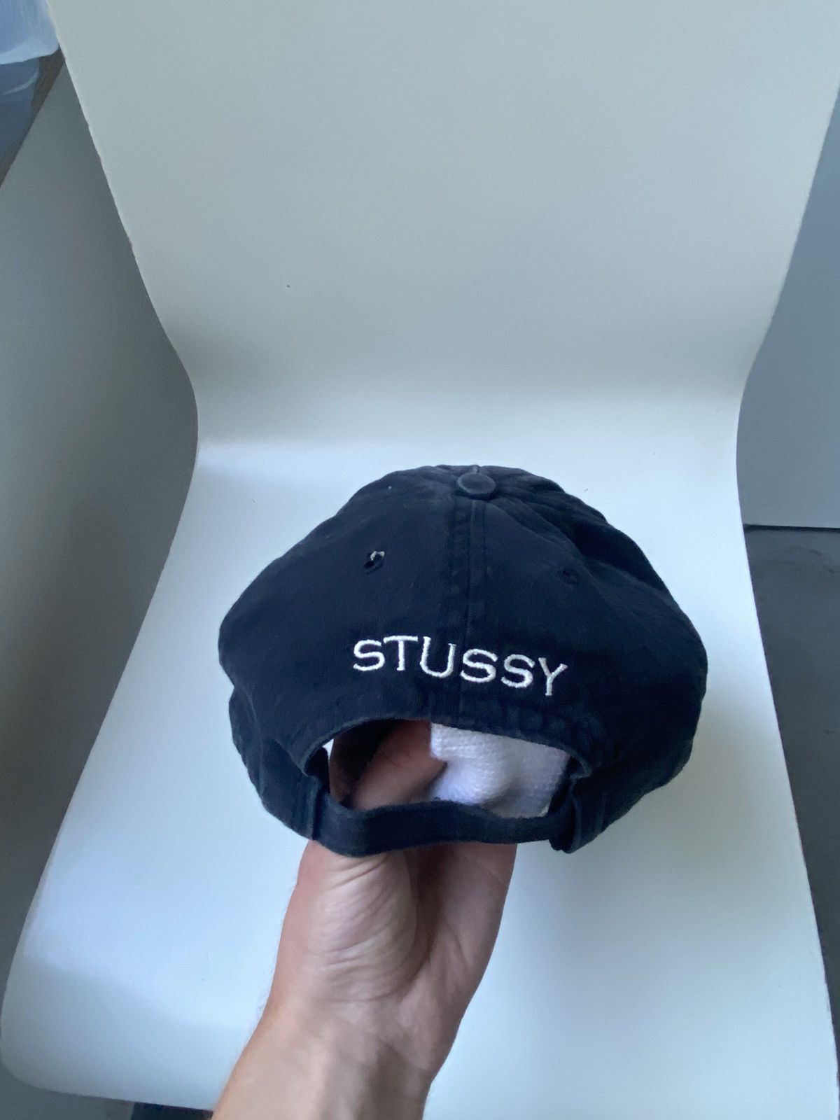 Stussy Vintage 90s Stussy S Logo Cap - Washed Blue / Purple Size ONE SIZE - 3 Thumbnail