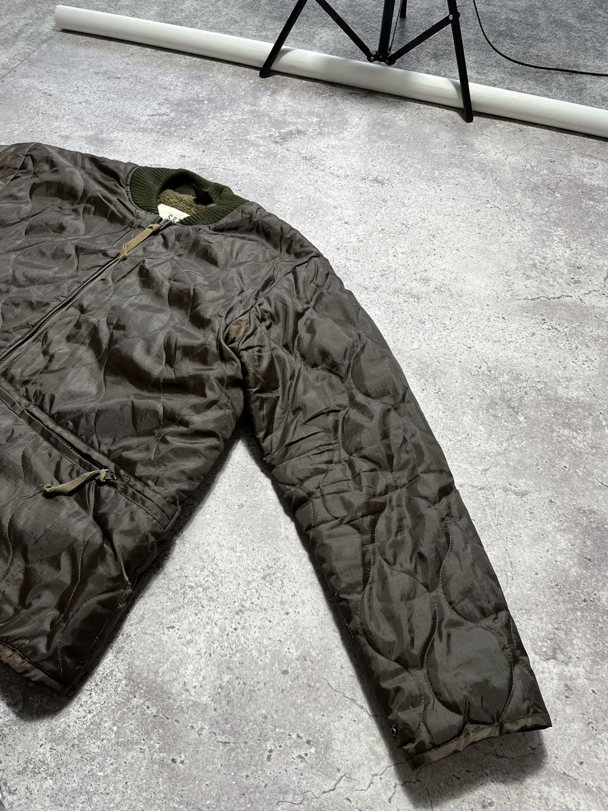 Japanese Brand Vintage Y2K SURPLUS TEX 75 Military Quilted jacket Size US XL / EU 56 / 4 - 6 Thumbnail