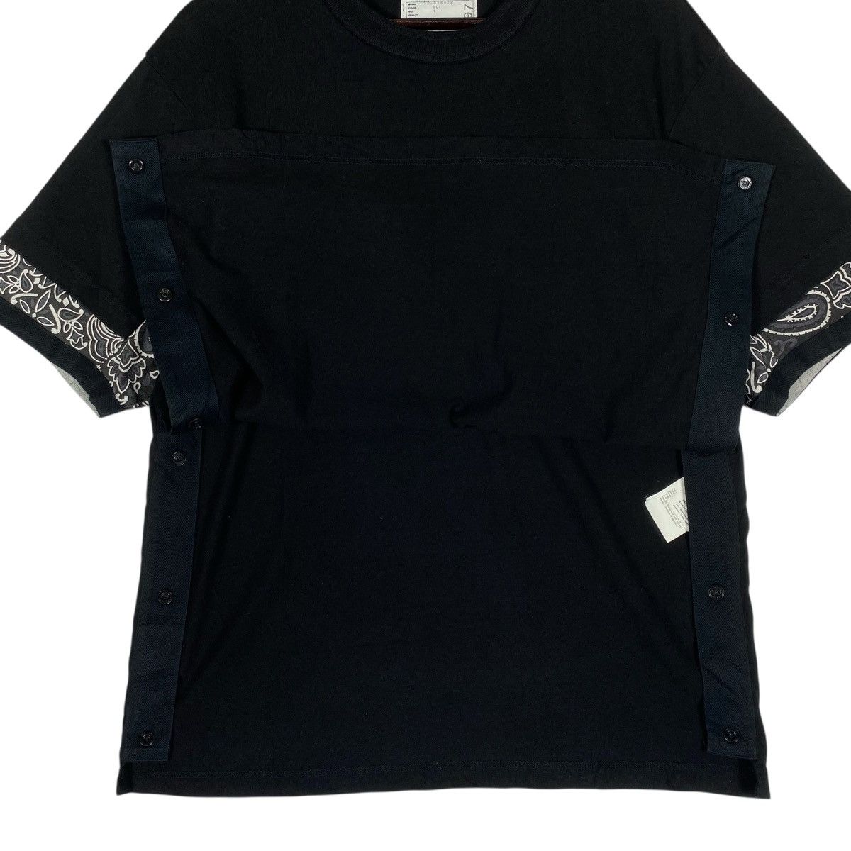 Sacai Sacai SS22 Bandana Pocket T Shirt Size US M / EU 48-50 / 2 - 7 Thumbnail