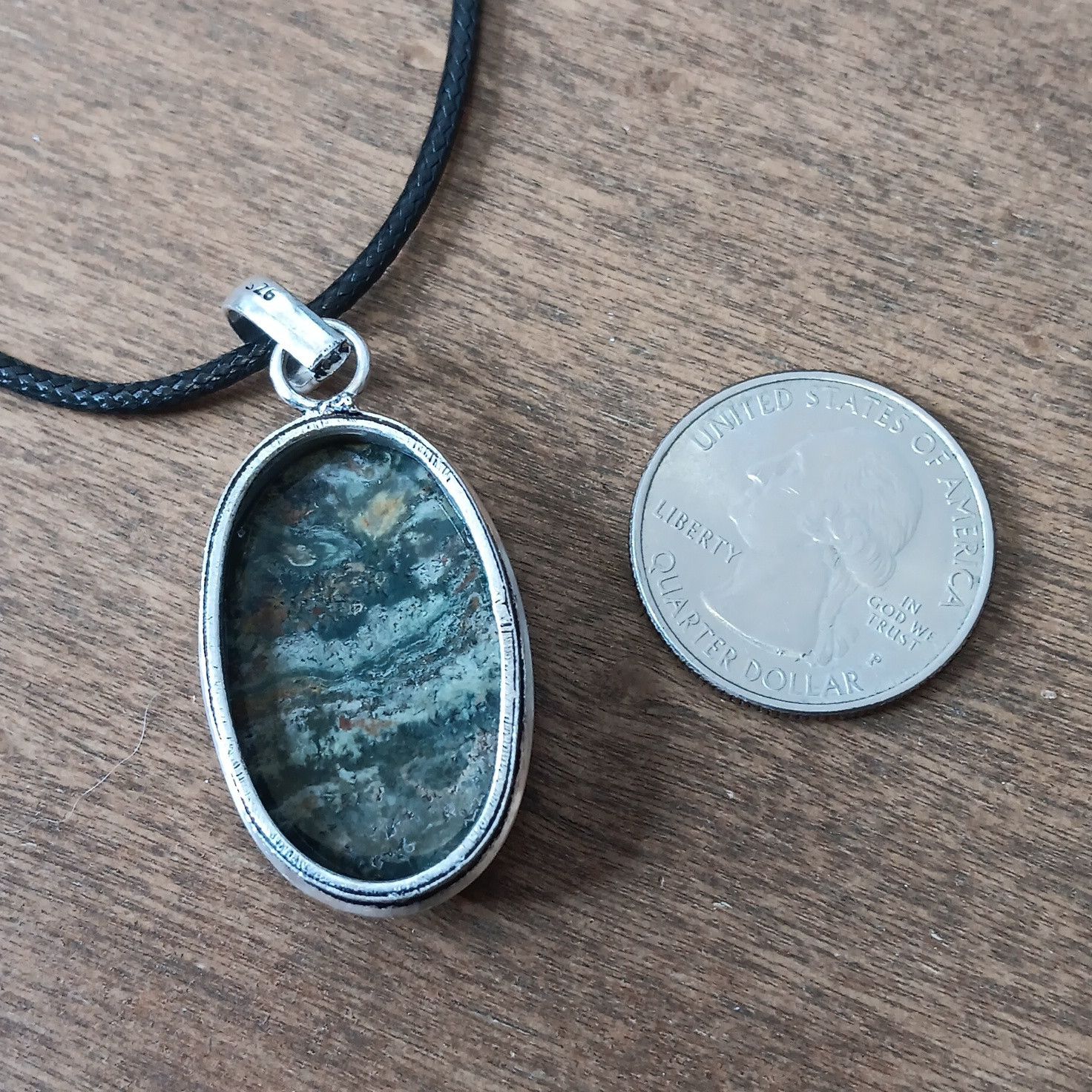 Other Ocean Jasper gemstone pendant necklace Size ONE SIZE - 2 Thumbnail