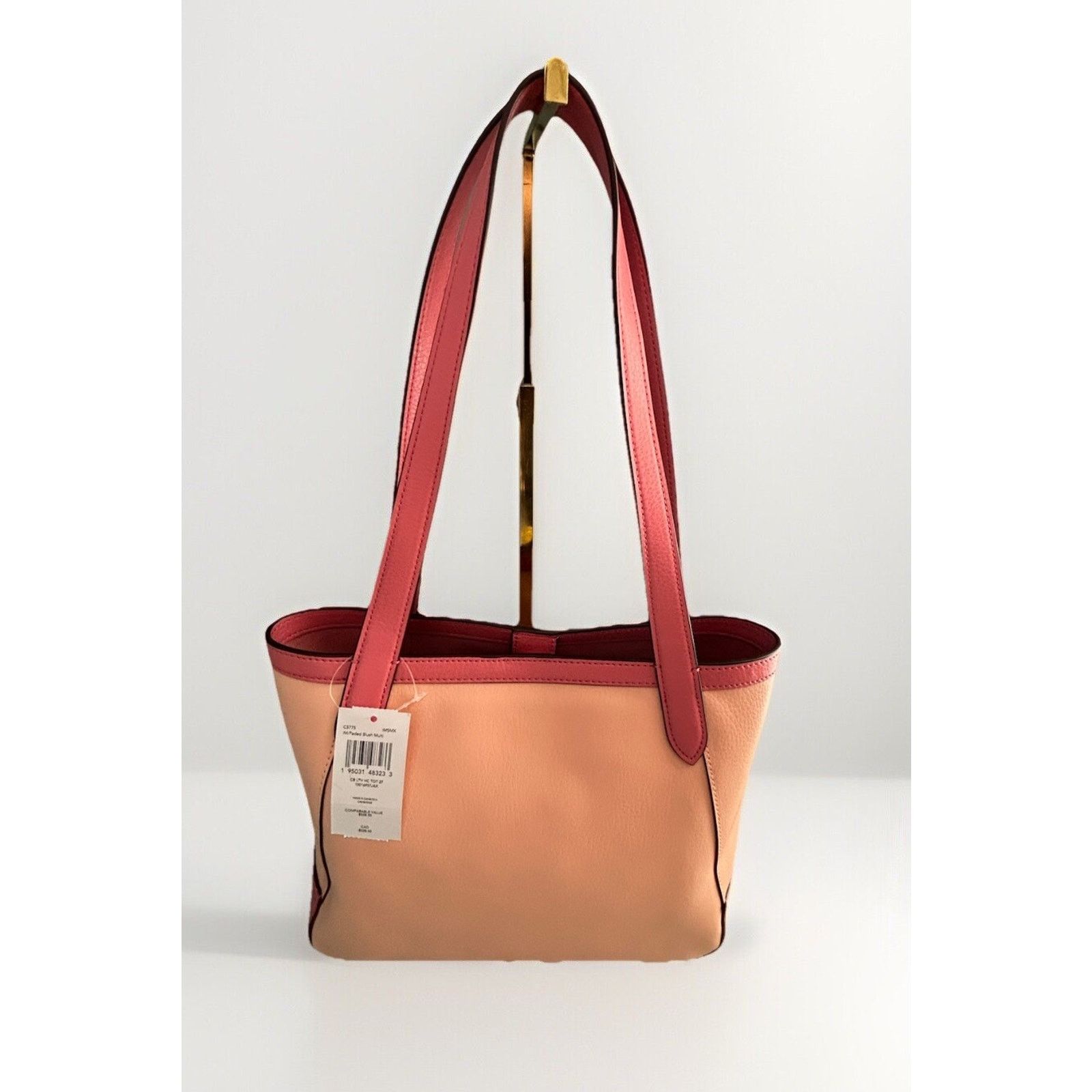 Coach Coach Leather Tote 27 Pink Blush C5775 Carriage Colorblock Size ONE SIZE - 11 Thumbnail