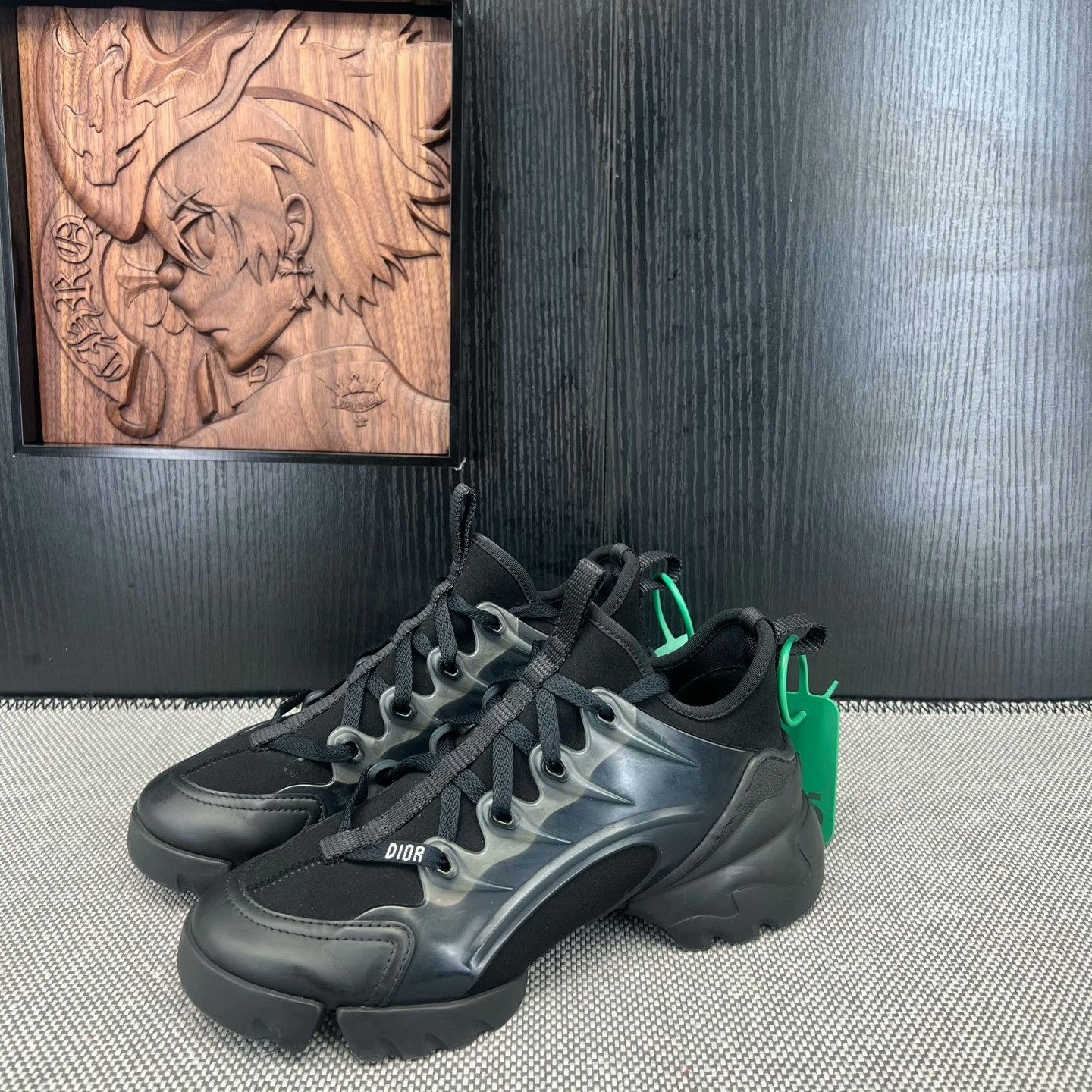 Dior Dior Black Lowtop Sneakers 34 Women Size US 4 / IT 34 - 1 Thumbnail