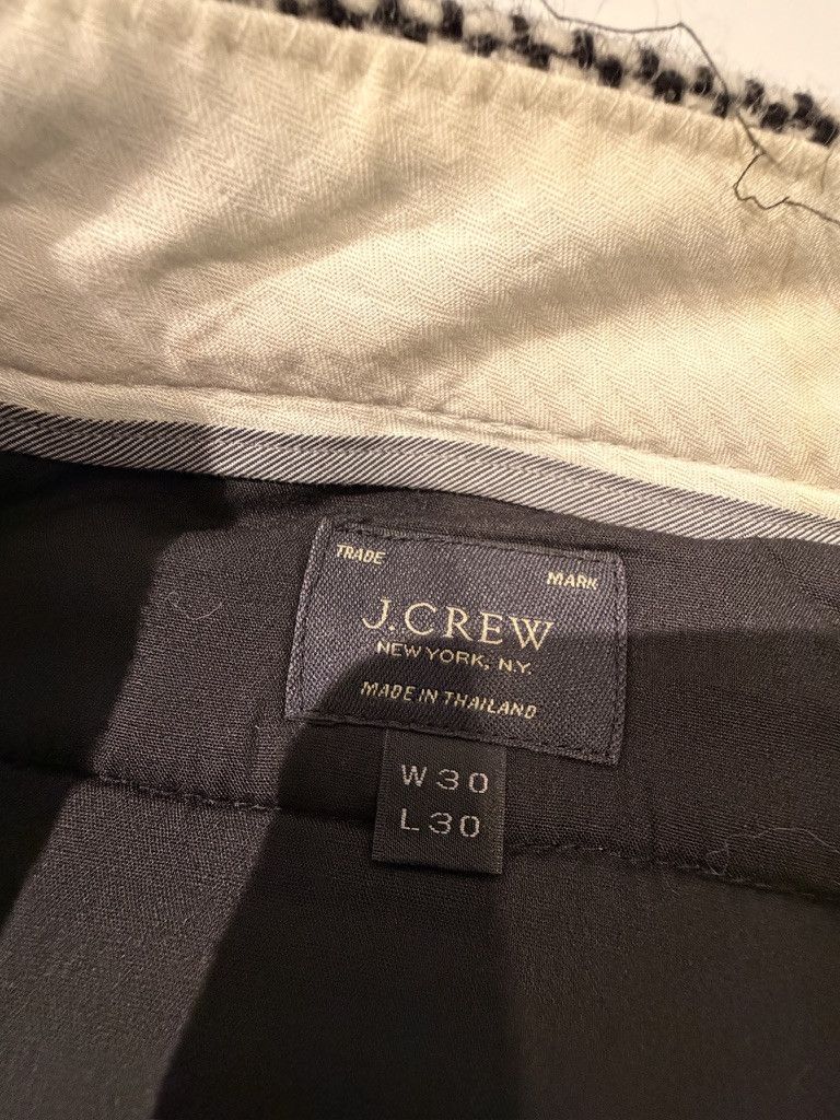 J.Crew J. Crew Birdseye Wool Full Trousers Size US 30 / EU 46 - 3 Thumbnail