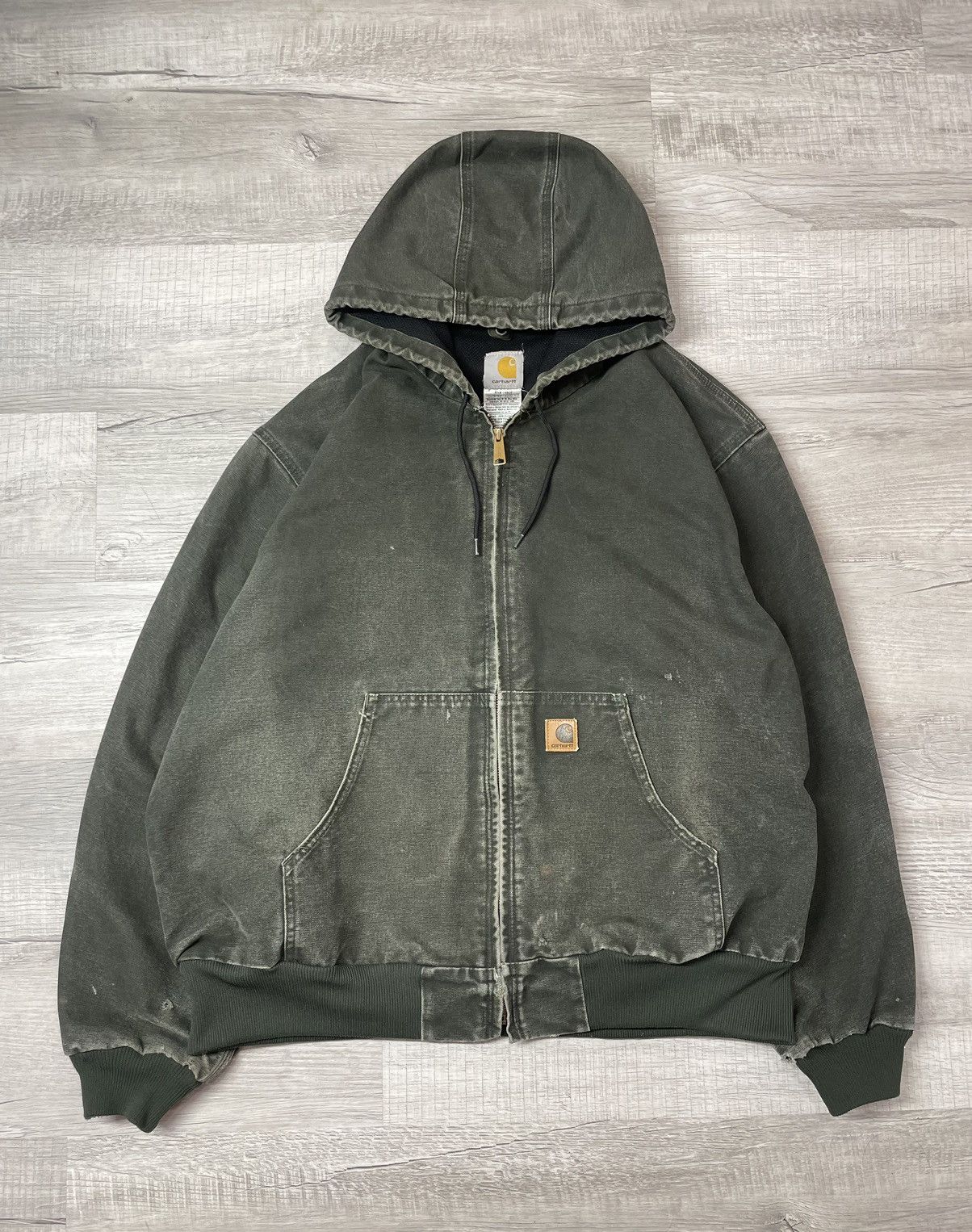 image of Moss Green Carhartt Jacket, Men's (Size 2XL)