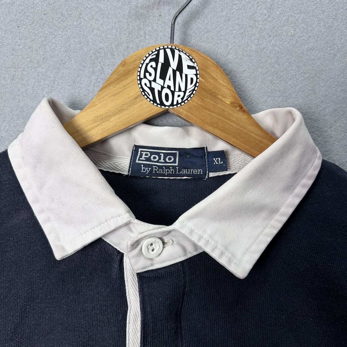 Polo Ralph Lauren Vintage Polo Ralph Lauren Rugby Shirt Size US XL / EU 56 / 4 - 3 Thumbnail