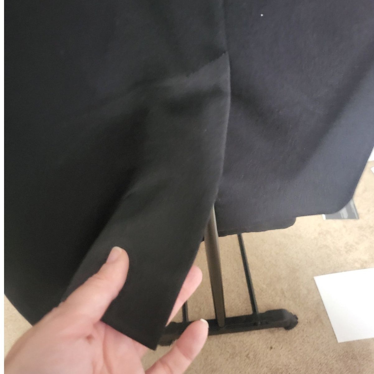 Anne Klein Anne Klein Black Midi Pencil Skirt - 16 Size 38" / US 16 / IT 52 - 4 Thumbnail