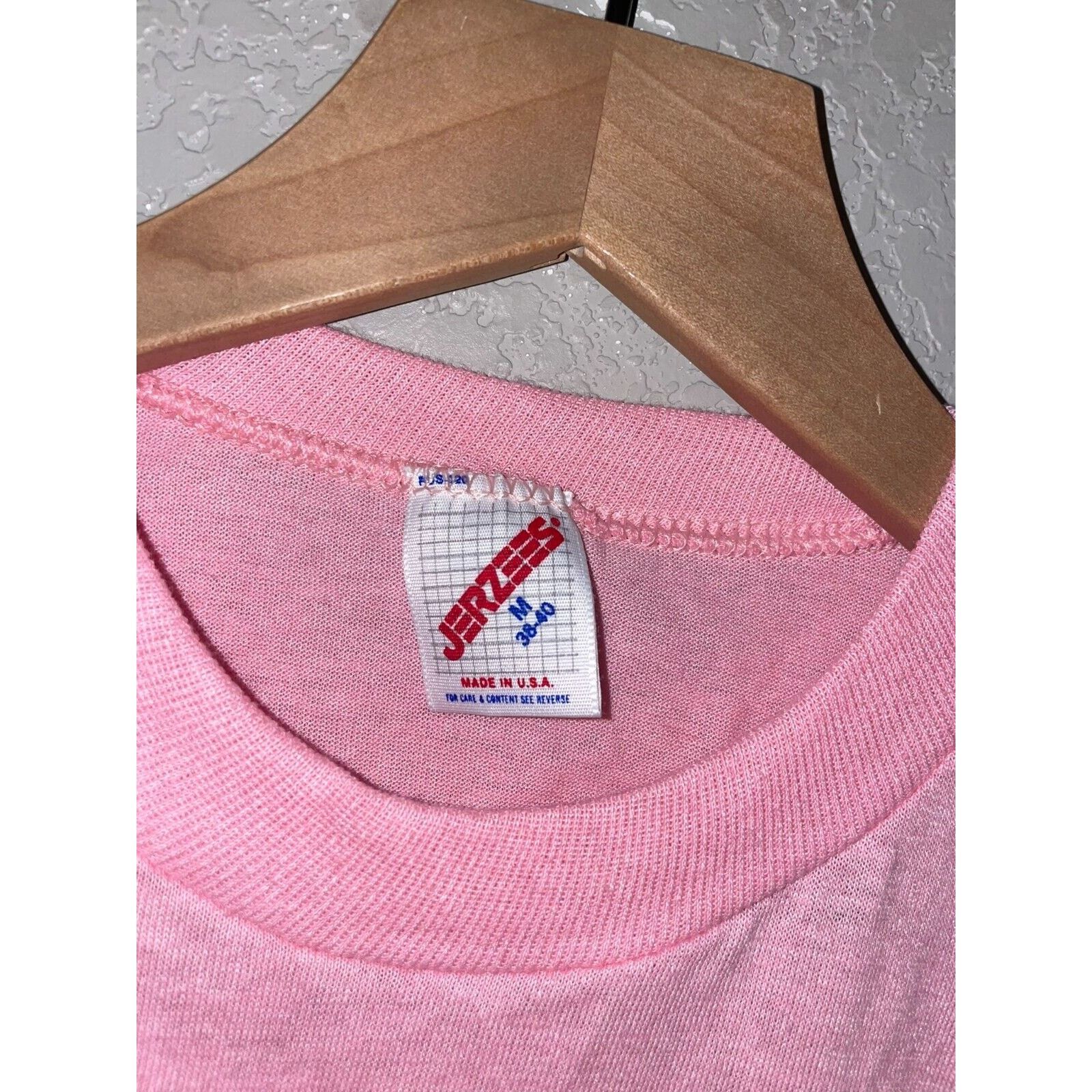 Jerzees Vintage Montana Show Offs Shirt Jerzees Sara Pink Tee 90s M Size US M / EU 48-50 / 2 - 3 Thumbnail