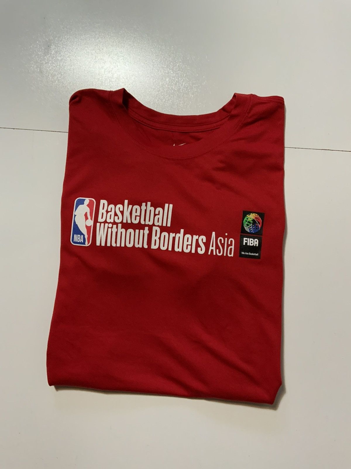 Nike Nike NBA Basketball Without Borders Asia FIBA T-Shirt Size US L / EU 52-54 / 3 - 1 Thumbnail