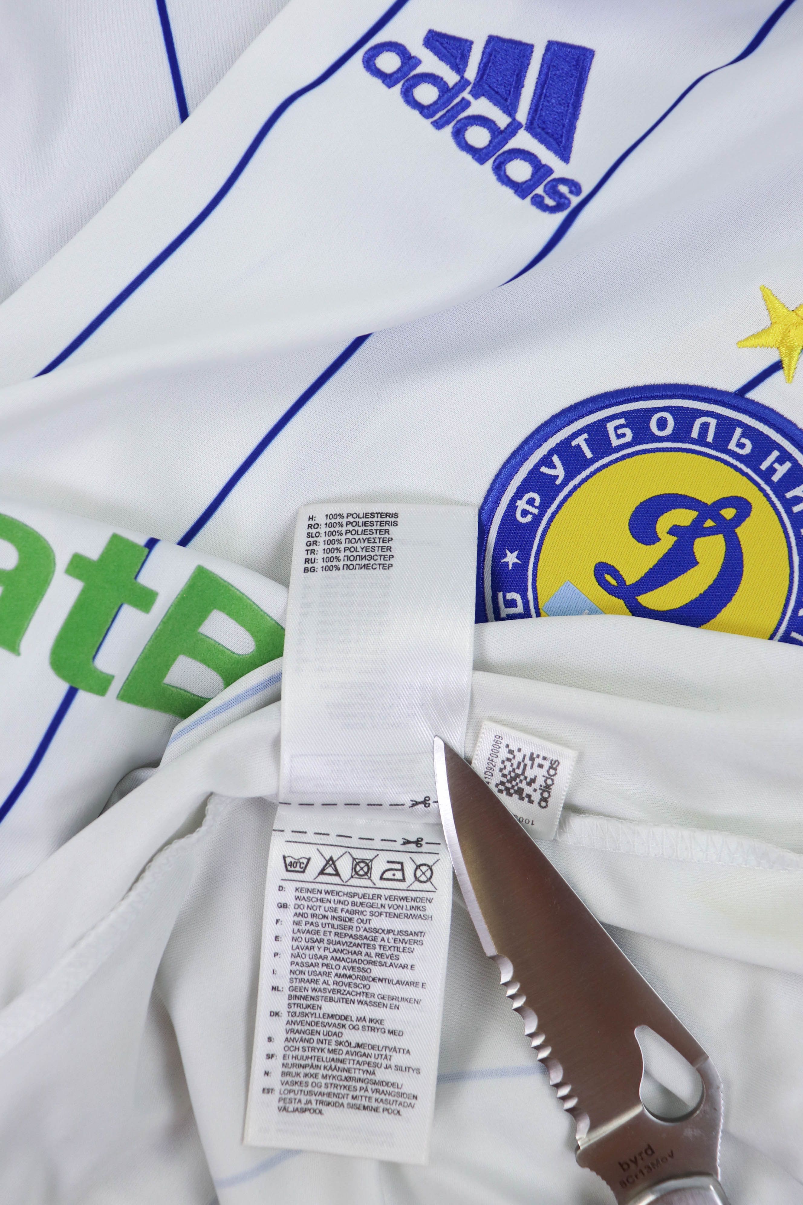Adidas Adidas Vintage 2009 Dynamo Kyiv #9 Soccer Jersey Shirt Size US XL / EU 56 / 4 - 14 Thumbnail