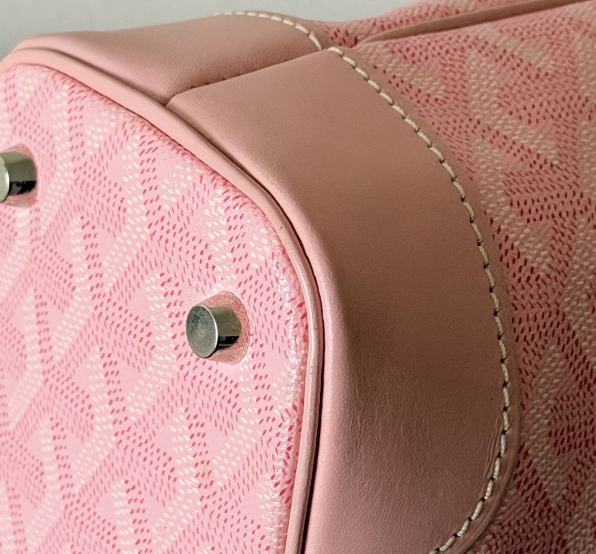 Goyard Goyard Pink Tote Bag Rare Beluga SakuraPearl 2008 Authentic Size ONE SIZE - 9 Thumbnail