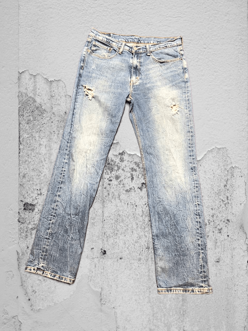 Levi's vintage Denim pants Levi's blue jeans size 34 crazy Y2K Size US 34 / EU 50 - 1 Thumbnail