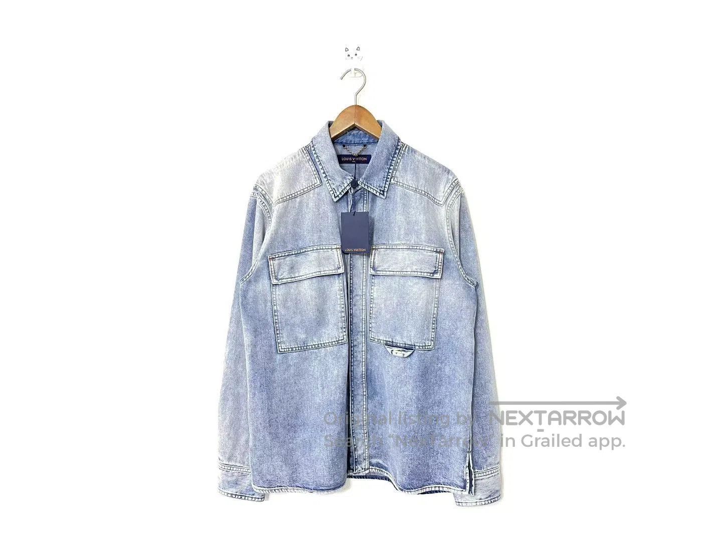 Louis Vuitton Louis Vuitton Blue Denim Shirt Jacket. Size US L / EU 52-54 / 3 - 1 Thumbnail