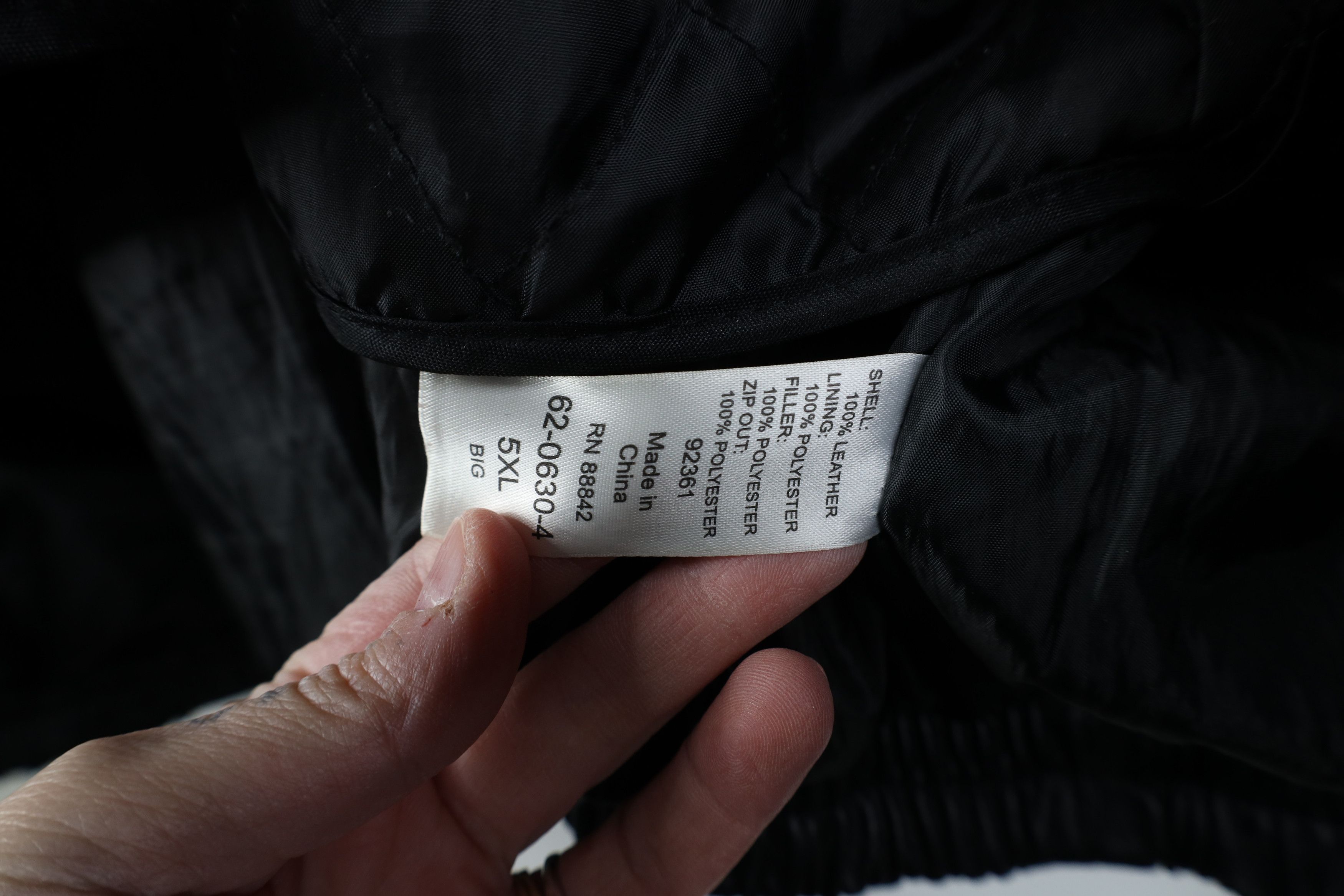 Vintage Vintage 90s Streetwear Leather Full Zip Bomber Jacket Black Size US XXL / EU 58 / 5 - 11 Thumbnail