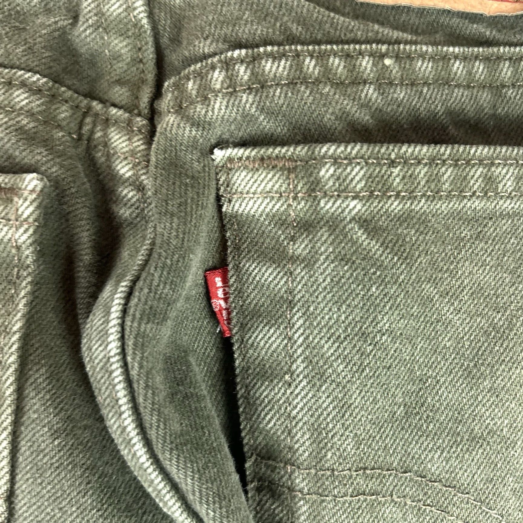 Levi's VTG Levi's 551 Relaxed Tapered Leg Denim Jeans Green MADE IN USA Womens 12 Med Jeans 90s Retro USA Mom Size 34" / US 12 / IT 48 - 7 Thumbnail