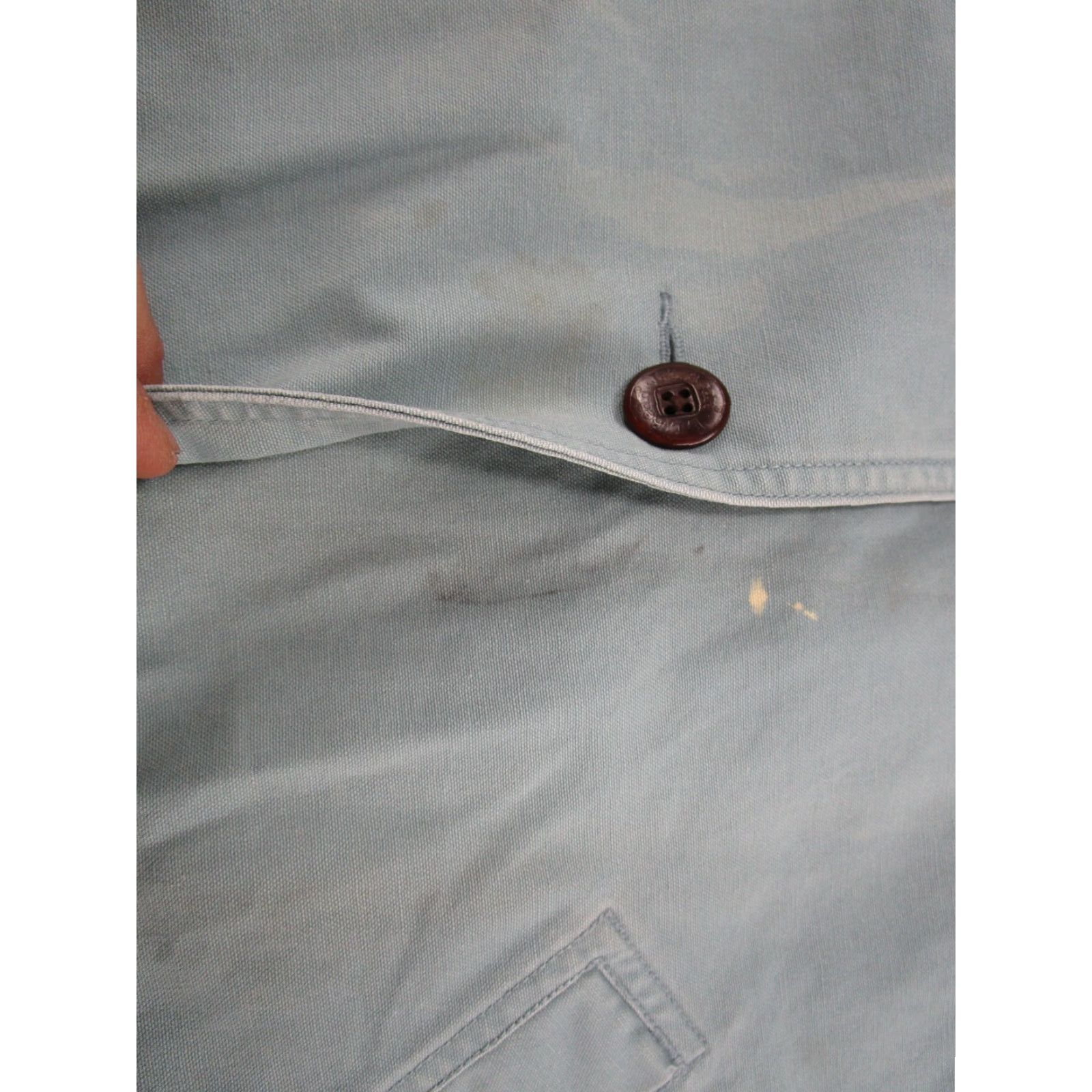 Vintage VINTAGE L.L. Bean Blue Corduroy Button Jacket Coat Women 2X Casual All Seasons Solid Long Sleeve Mens Womens Girls? Size XXL / US 16-18 / IT 52-54 - 3 Thumbnail