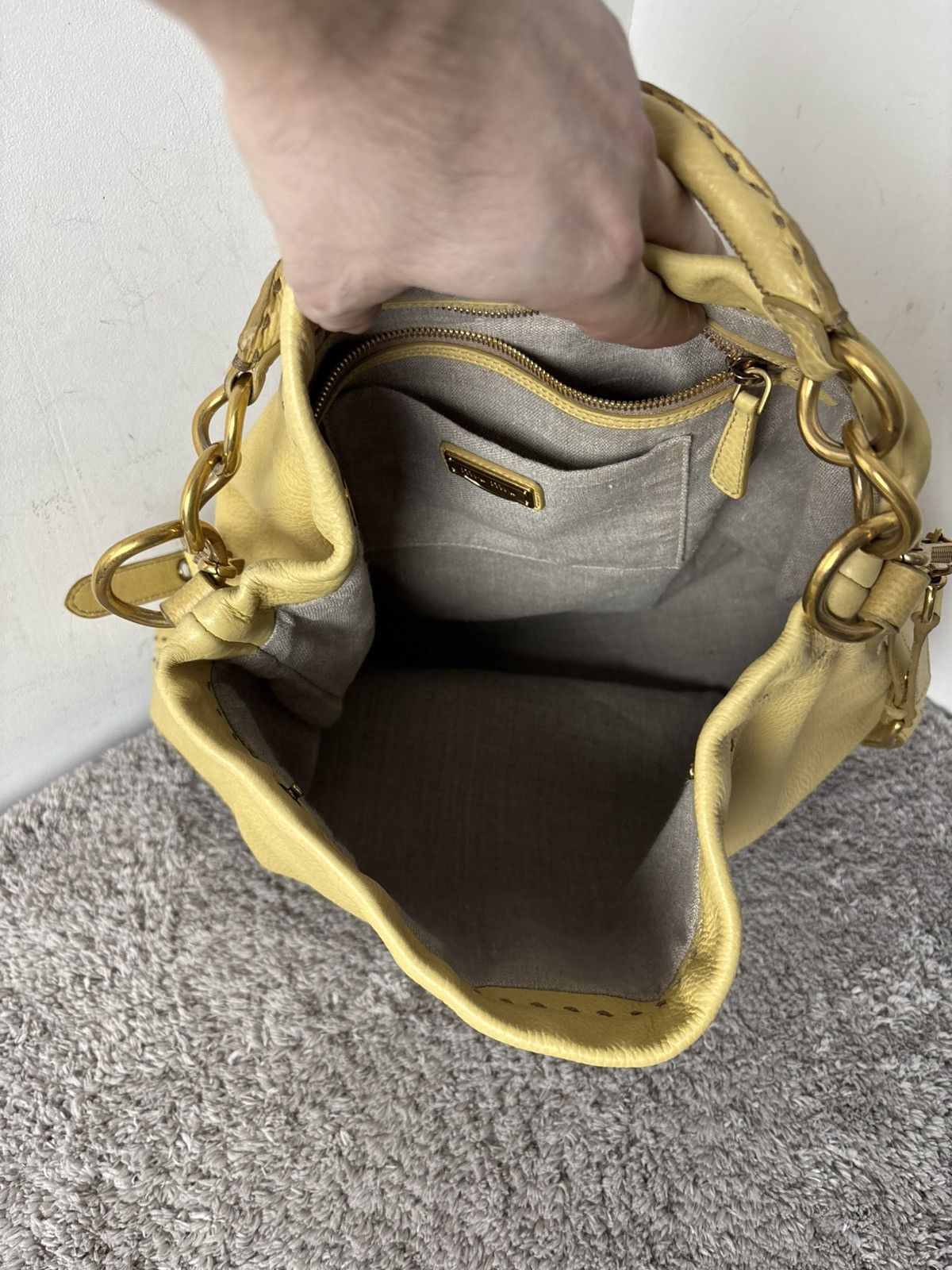 Prada Miu Miu Prada Leather Shoulder Hand Big Bag Size ONE SIZE - 8 Thumbnail
