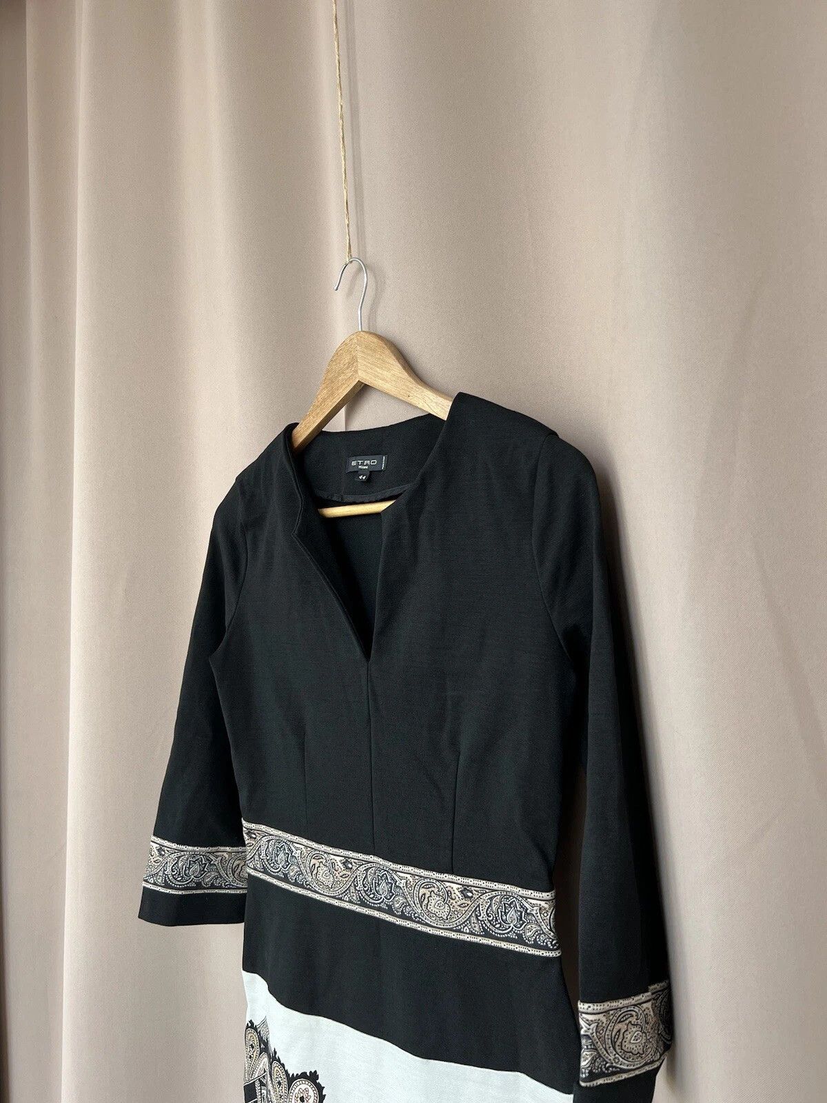 Etro Etro Milano Viscosa/Wool Womens Midi Dress Size 44 or M Size M / US 6-8 / IT 42-44 - 4 Thumbnail