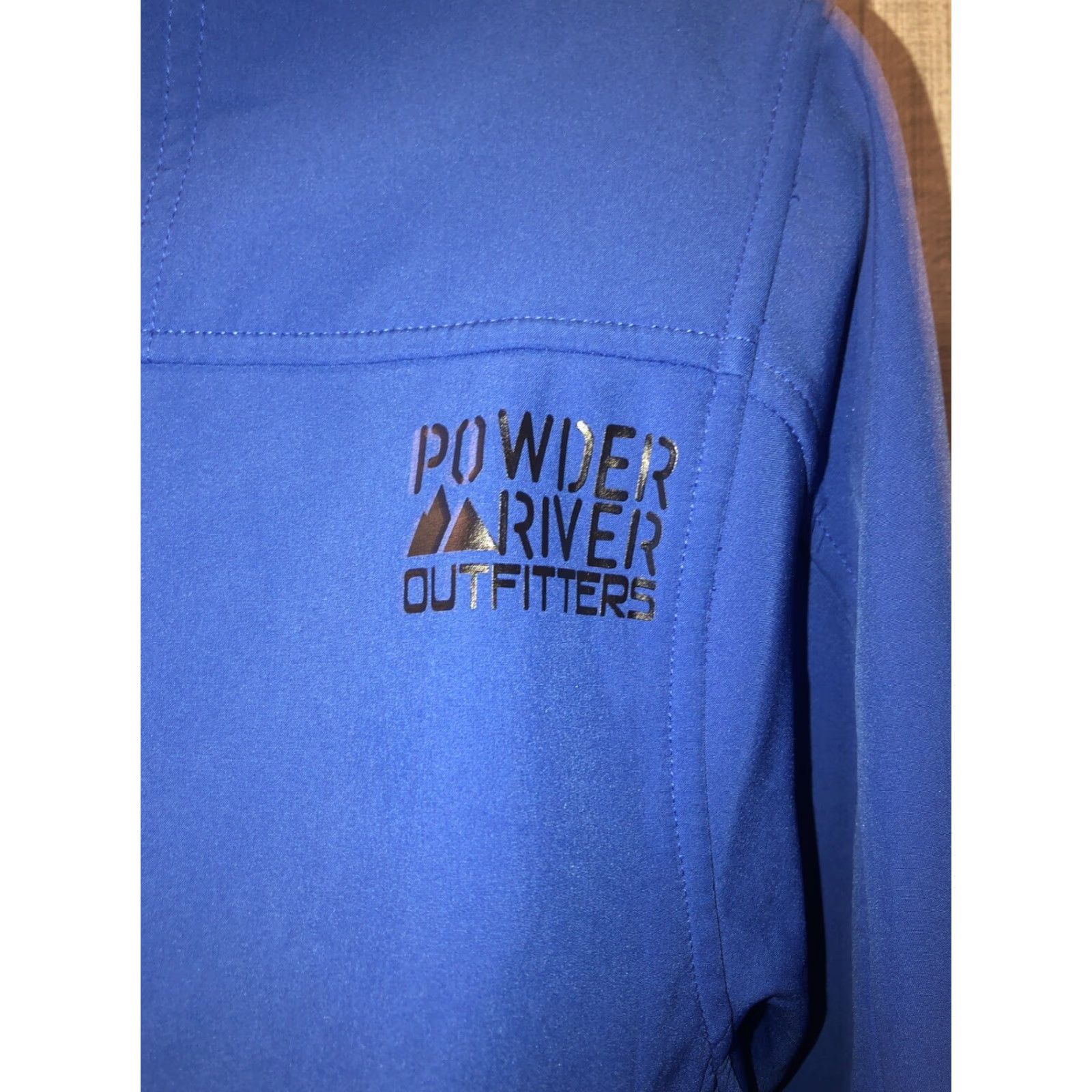 Vintage VINTAGE Powder River Outfitters Cowboy Jacket Mens M Blue Panhandle Rockeroll Theme 90s? (if 90s applicable) Mens Size US M / EU 48-50 / 2 - 6 Thumbnail