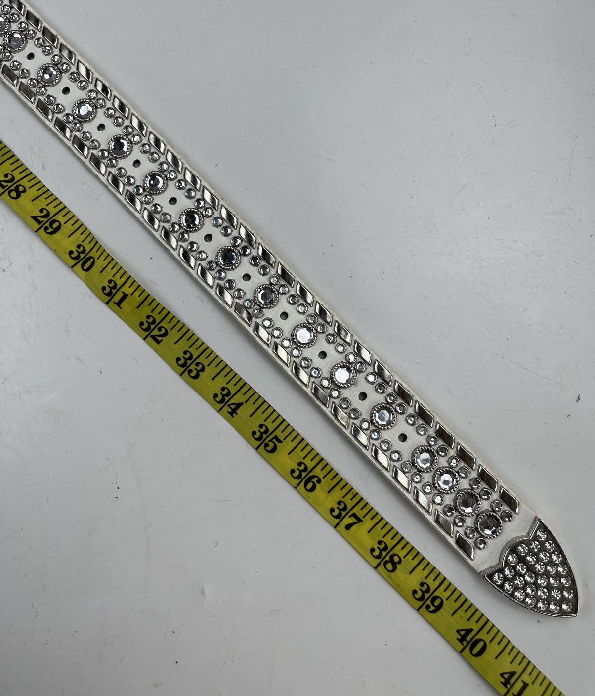 Japanese Brand studded belt tc33 Size 36 - 5 Thumbnail