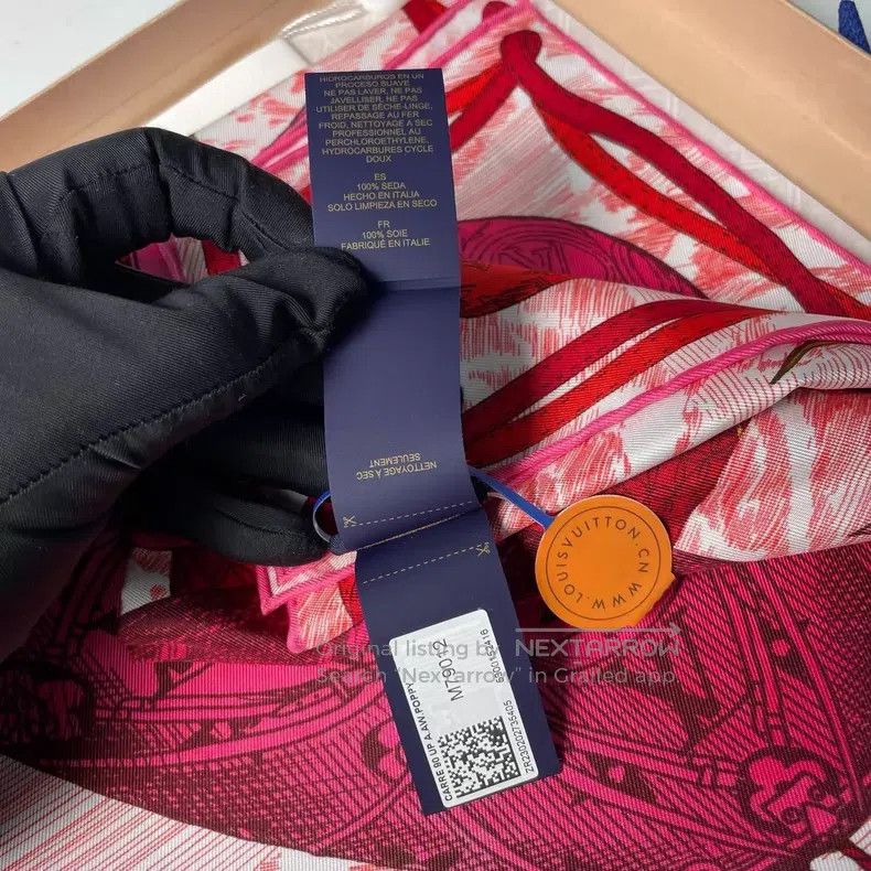 Louis Vuitton Louis Vuitton Mulberry Silk scarf Size ONE SIZE - 9 Thumbnail