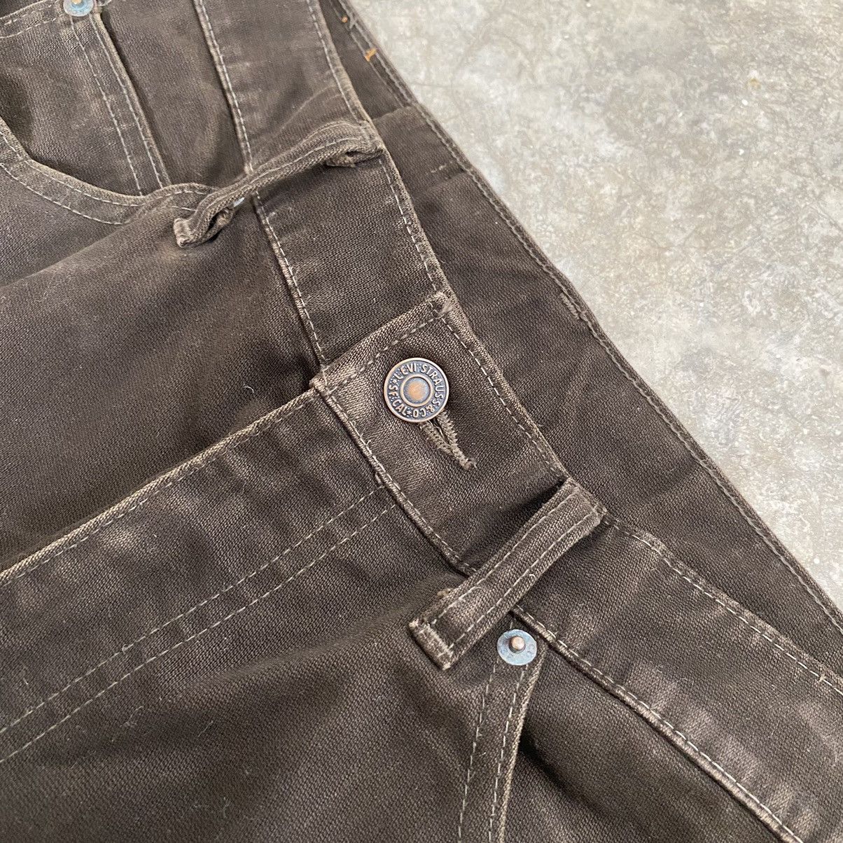 Levi's Size 33x30 Vintage Levis 517 Brown Bootcut Flared Jeans Size US 33 - 8 Thumbnail