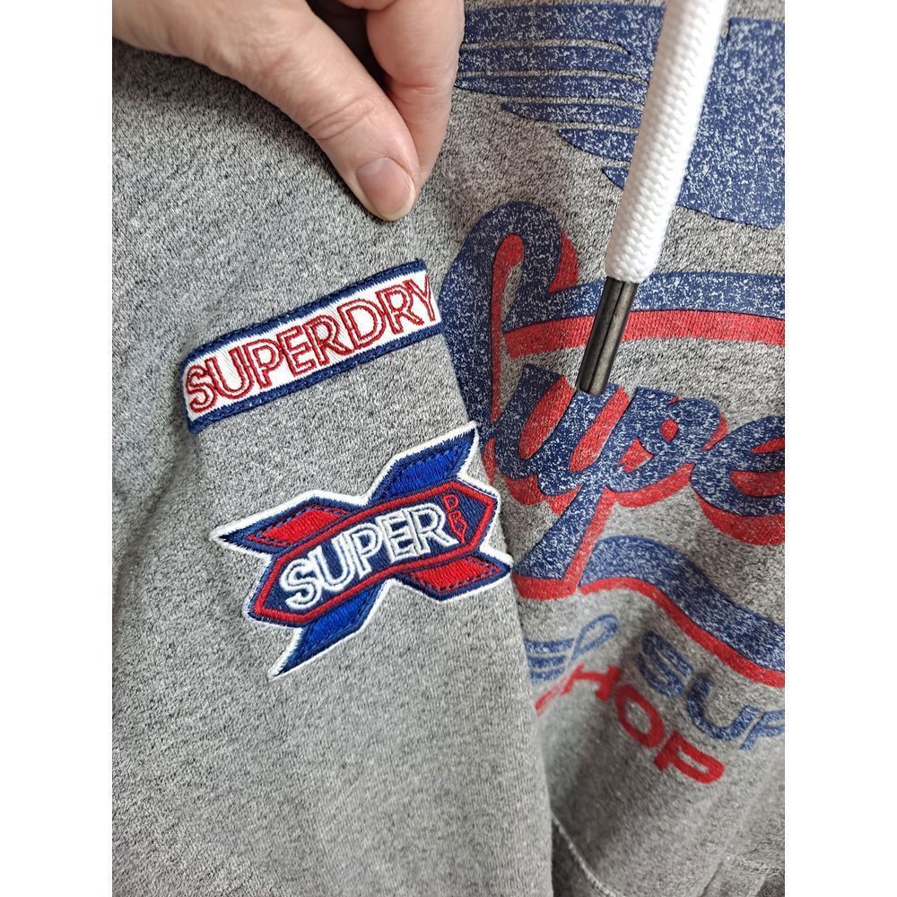 Superdry Superdry Speed Supply Shop Gray Hoodie Sweatshirt Athletic S Size US M / EU 48-50 / 2 - 4 Thumbnail