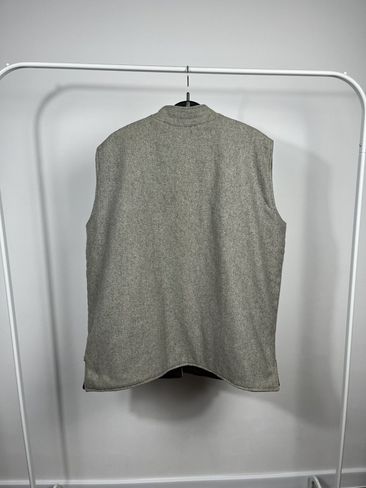 Other Vintage Reversible Wool Vest Button Up Classic Style Size US XL / EU 56 / 4 - 16 Thumbnail