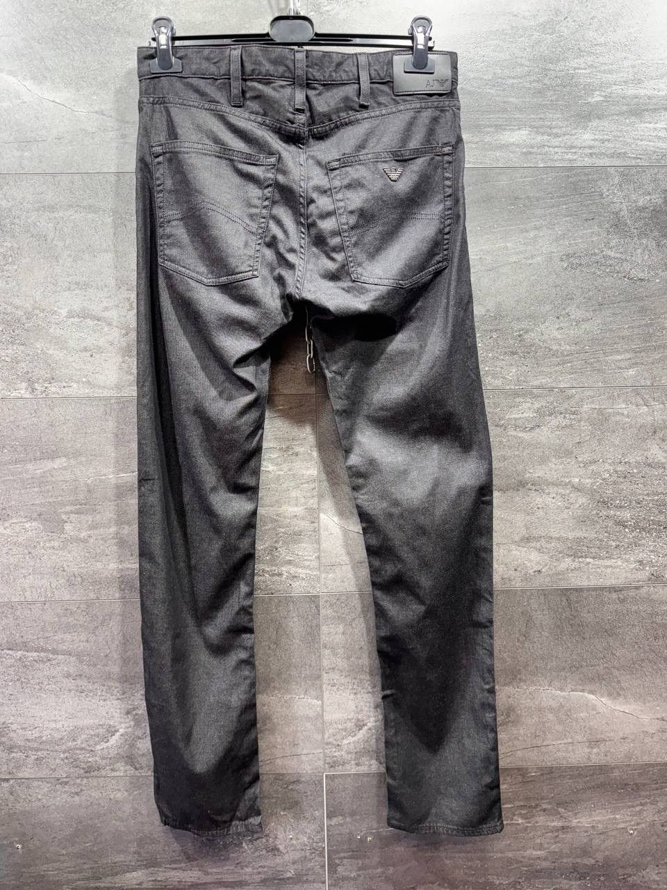 Armani Armani Jeans 8N6J45 Slim Fit Grey Shine Jeans Mens Size 31 Size US 31 - 2 Thumbnail