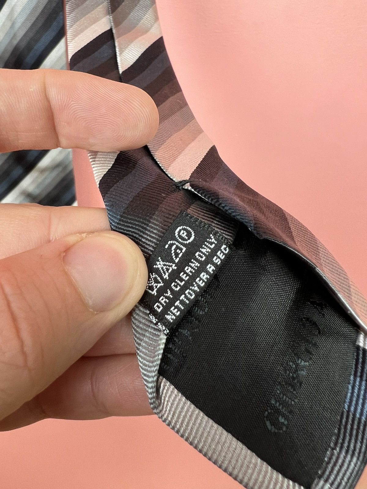 Giorgio Armani Giorgio Armani tie silk hype Italy Size ONE SIZE - 5 Thumbnail