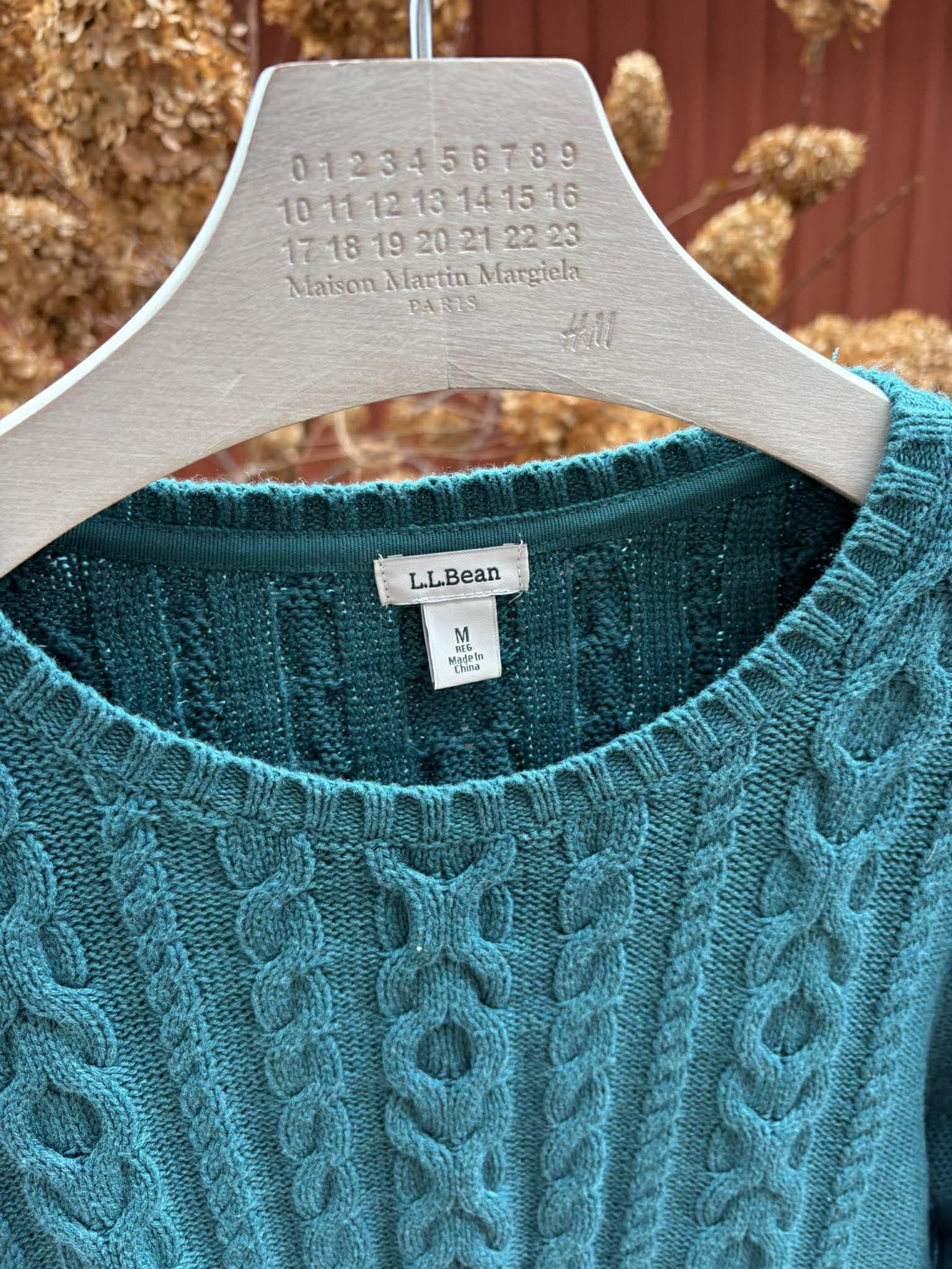 L.L. Bean L.L. Bean Cotton Cable Knit Jumper USA Size US M / EU 48-50 / 2 - 4 Thumbnail