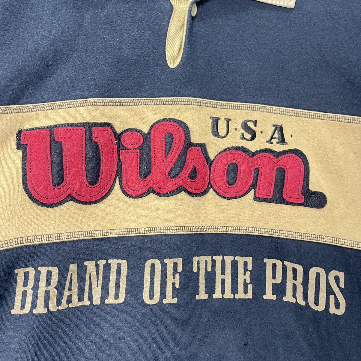 Wilson 2000s Wilson USA Rugby Sweatshirt Pullover Size US XL / EU 56 / 4 - 3 Thumbnail