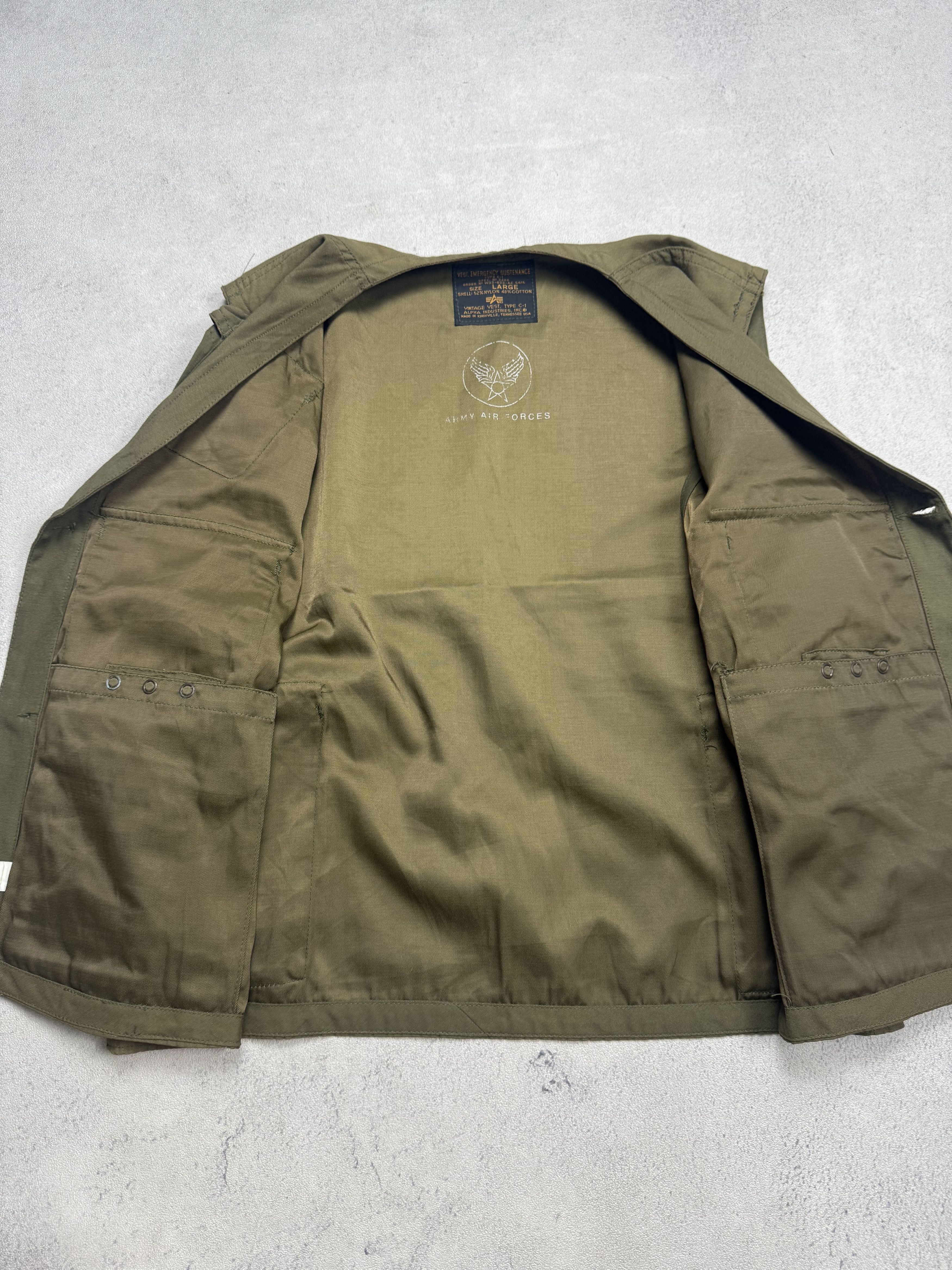 Alpha Industries Alpha Industries Type-C1 Air Force Tactical Vests Size US L / EU 52-54 / 3 - 6 Thumbnail