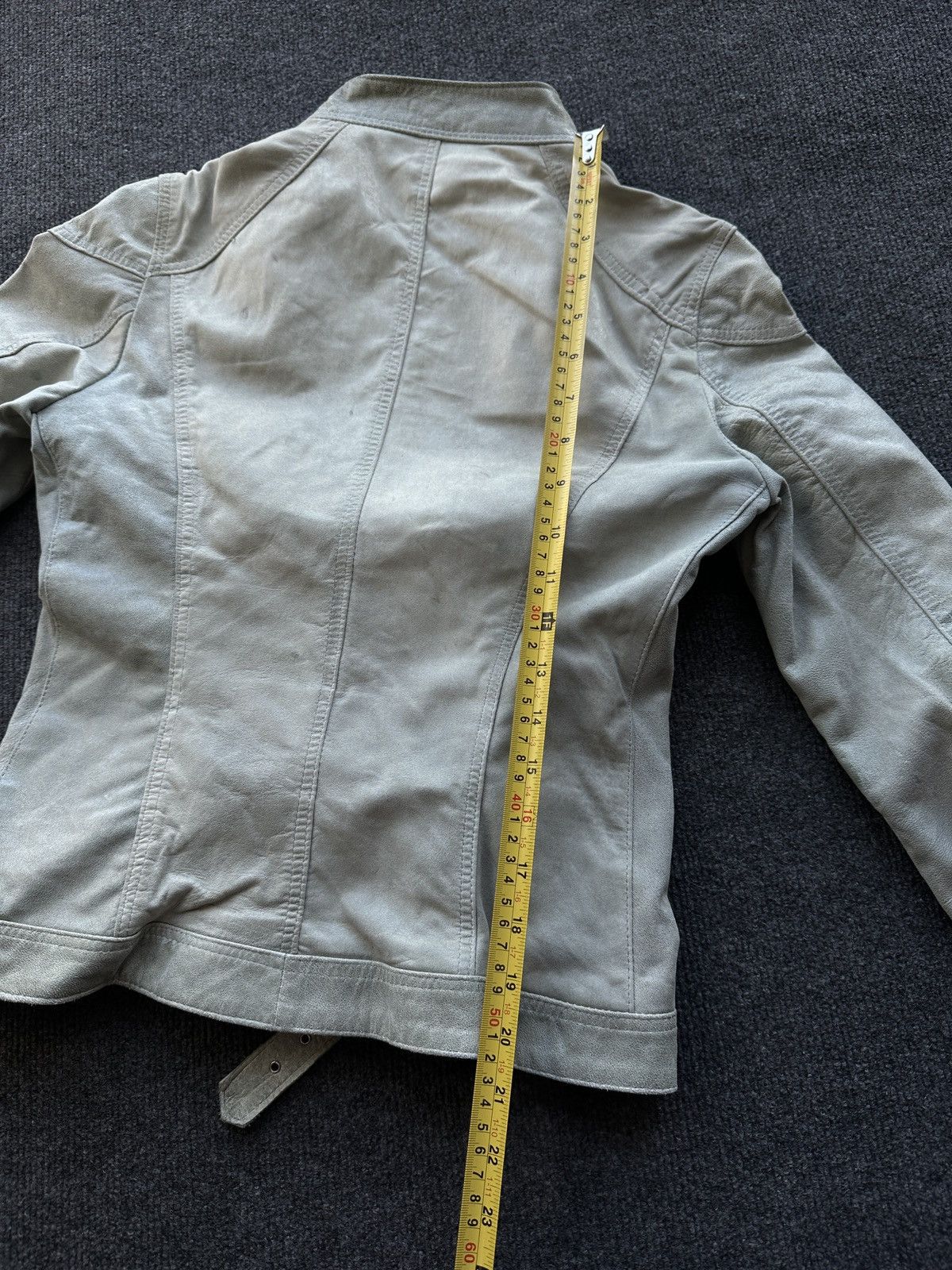 Leather 🚨 LEATHER WOMEN OPIUM LUXURY JACKET ZIP AVANT GARDE POCKET Size S / US 4 / IT 40 - 16 Thumbnail