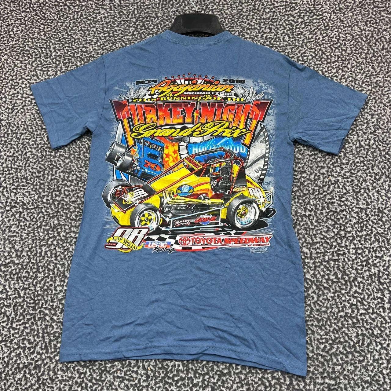 Gildan Vintage Turkey Night Grand Prix Shirt Men S Racing Deadstock Size US S / EU 44-46 / 1 - 1 Thumbnail