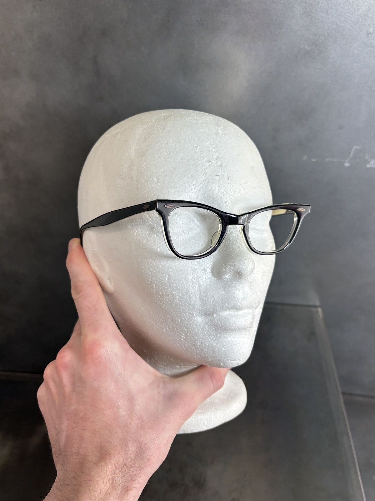 American Optical 1960s Vintage American Optical Eyeglasses Frames B&L MCM Mod Size ONE SIZE - 6 Thumbnail