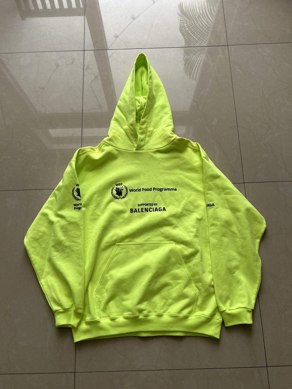 Balenciaga WFB neon hoodie