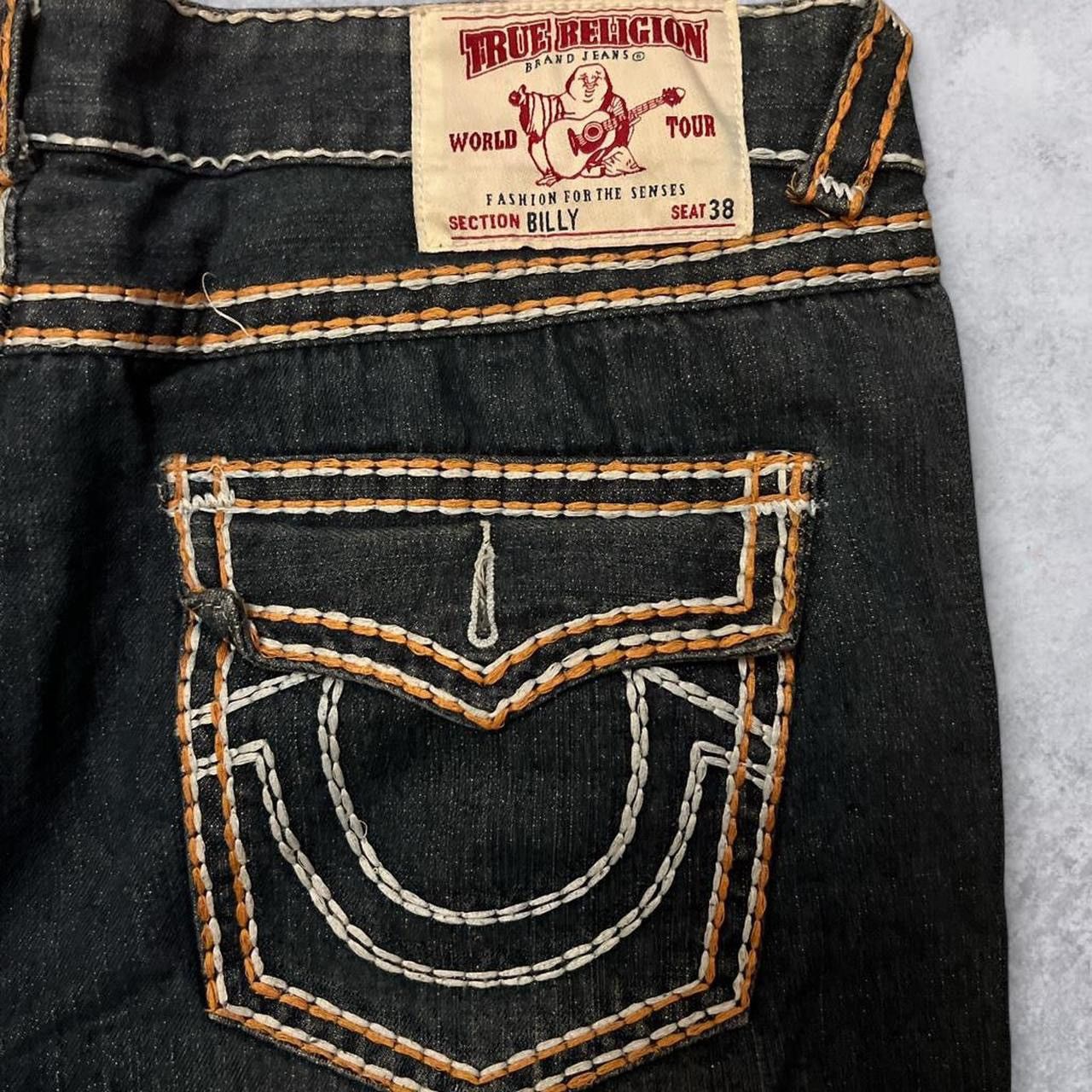 True Religion Vintage True Religion Billy Super T Flap Jeans Size US 38 / EU 54 - 1 Thumbnail