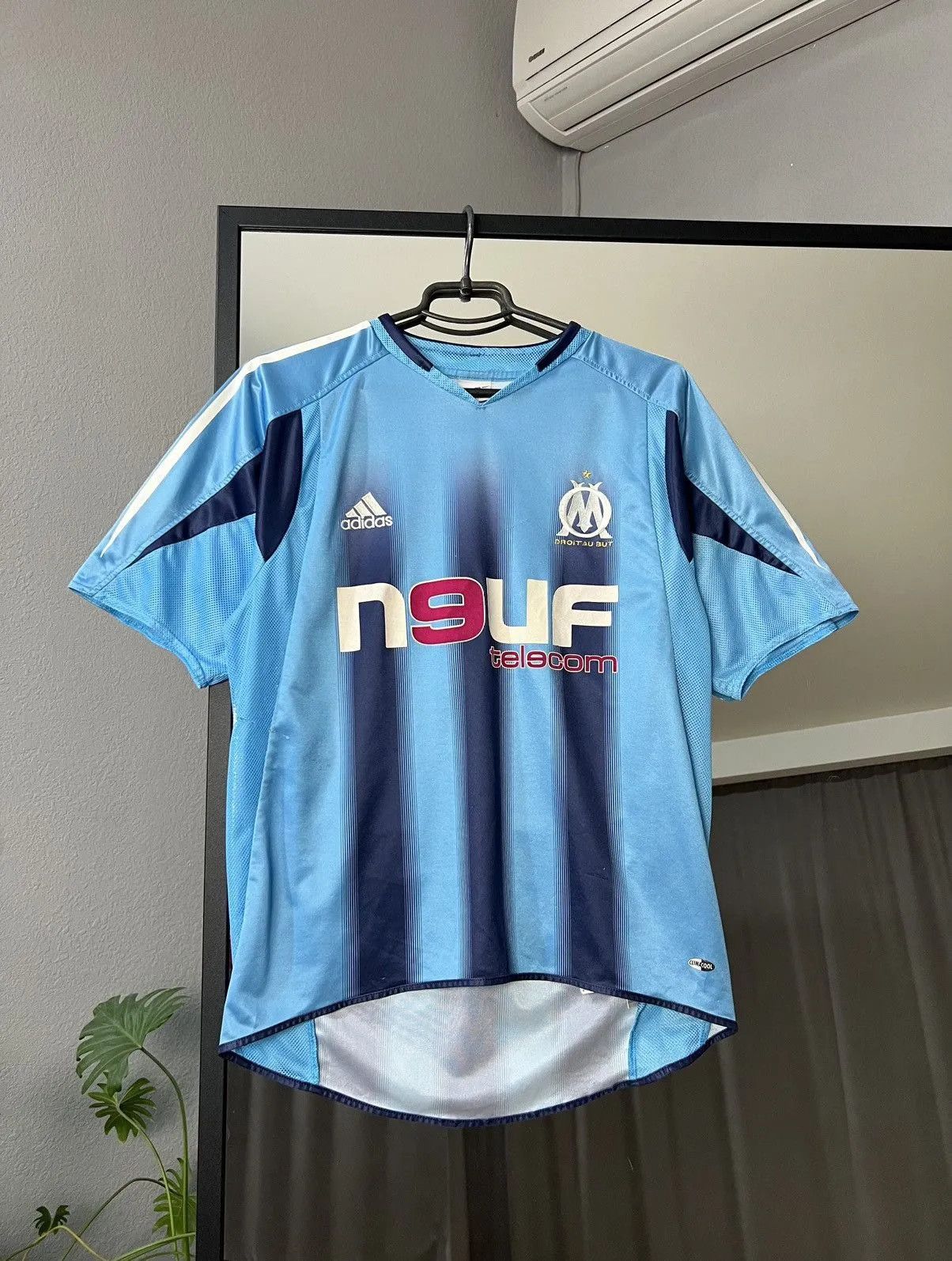 Adidas × Vintage Vintage Blockcore Y2K Marseille 2004 soccer Adidas France Size US S / EU 44-46 / 1 - 1 Thumbnail