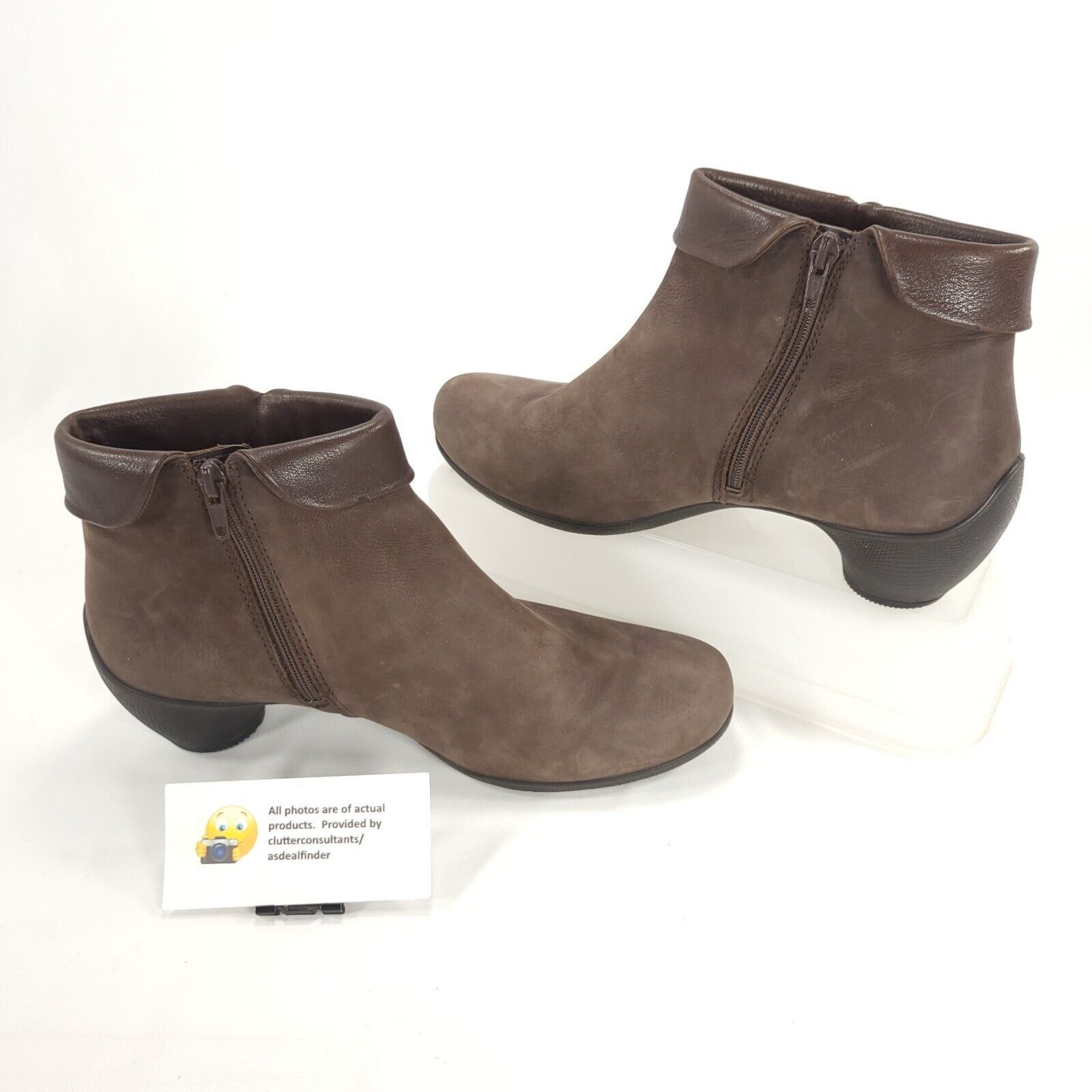 Ecco Ecco Casual Side Zip Ankle Boot Women Size 8.5 P245693258942 Size US 8.5 / IT 38.5 - 4 Thumbnail
