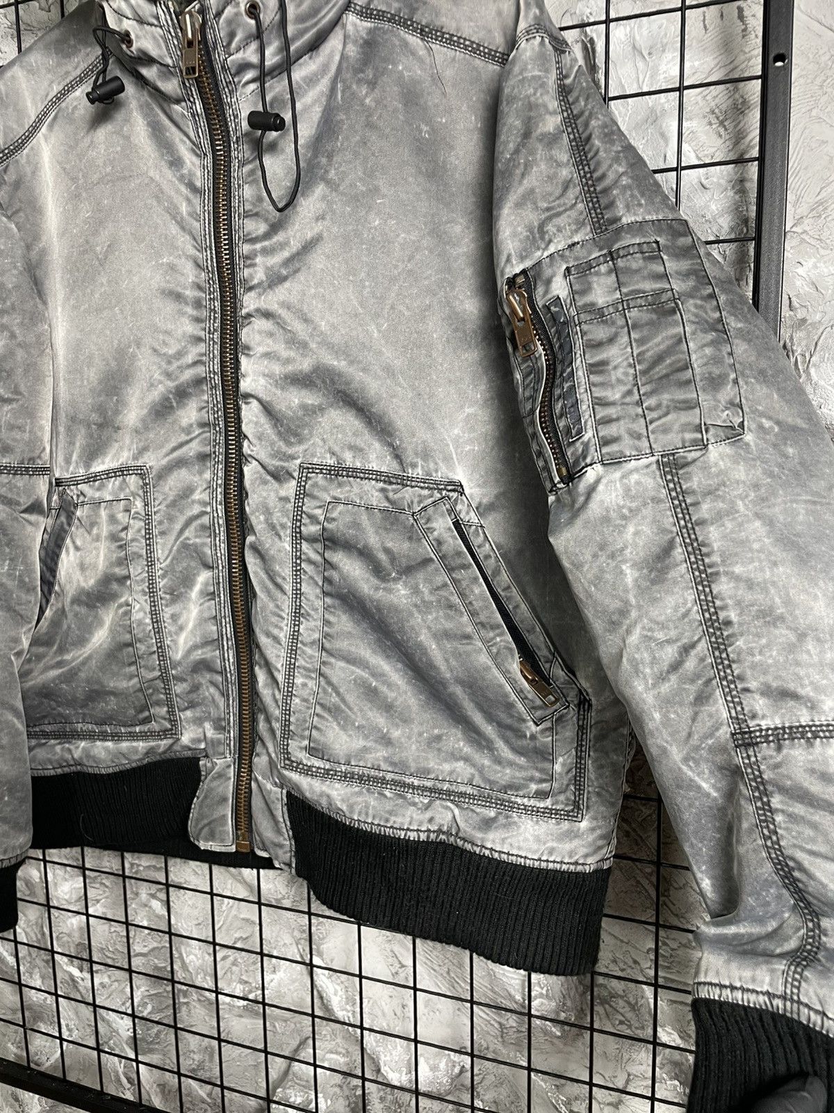River Island Vintage Fade Fur Jacket Y2K If Six Was Nine LGB Archive Vibe Size US L / EU 52-54 / 3 - 8 Thumbnail