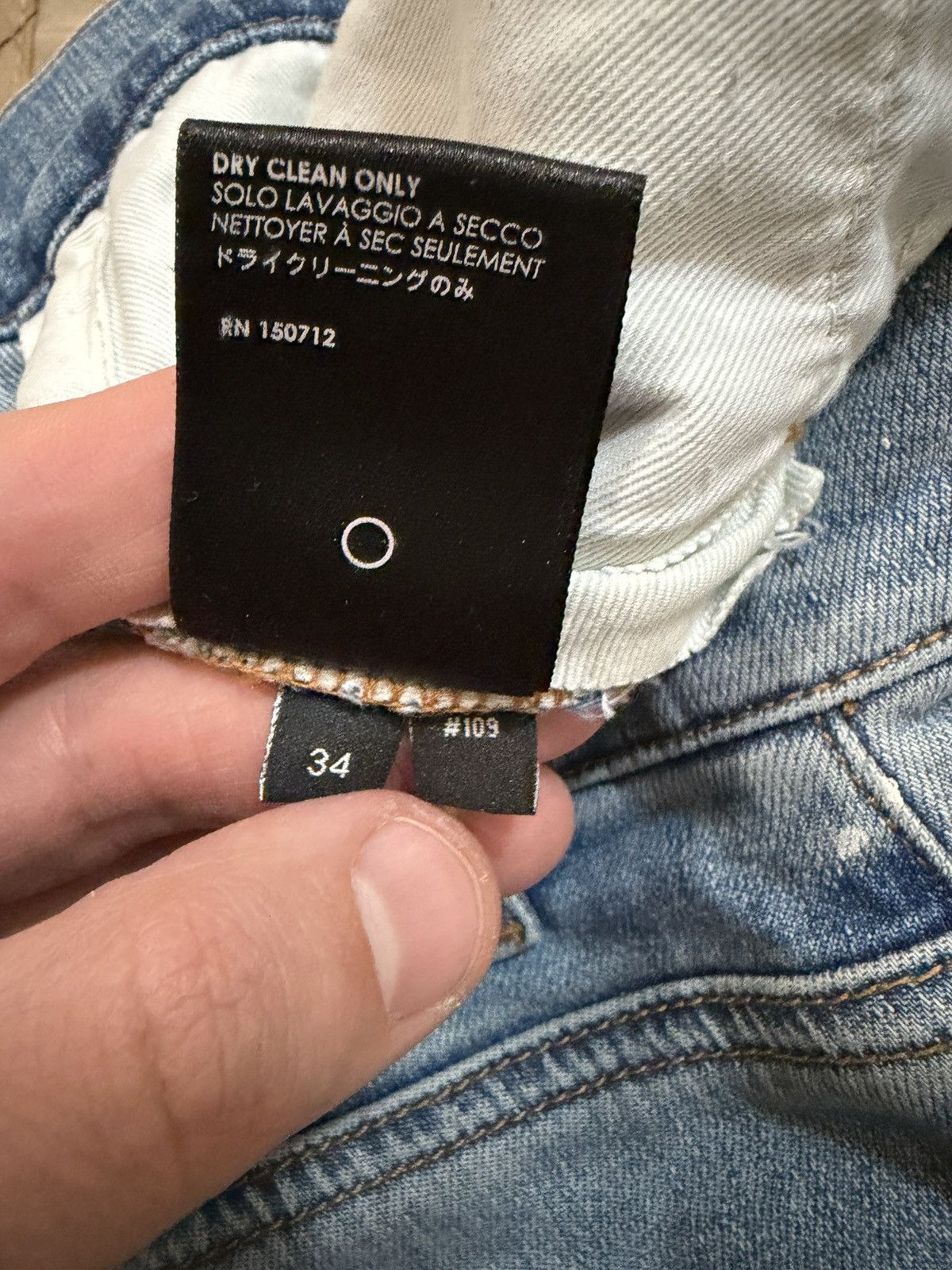 Amiri Amiri Distressed Palm Tree Denim size 34 Size US 34 / EU 50 - 7 Thumbnail