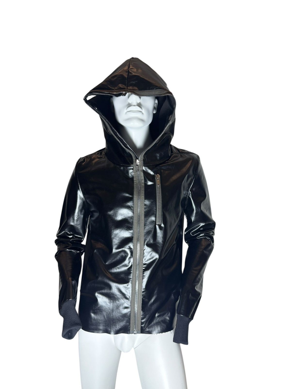 Rick Owens Rick Owens SS18 “Dirt” Coated Cotton Hooded Jacket Size US S / EU 44-46 / 1 - 2 Thumbnail