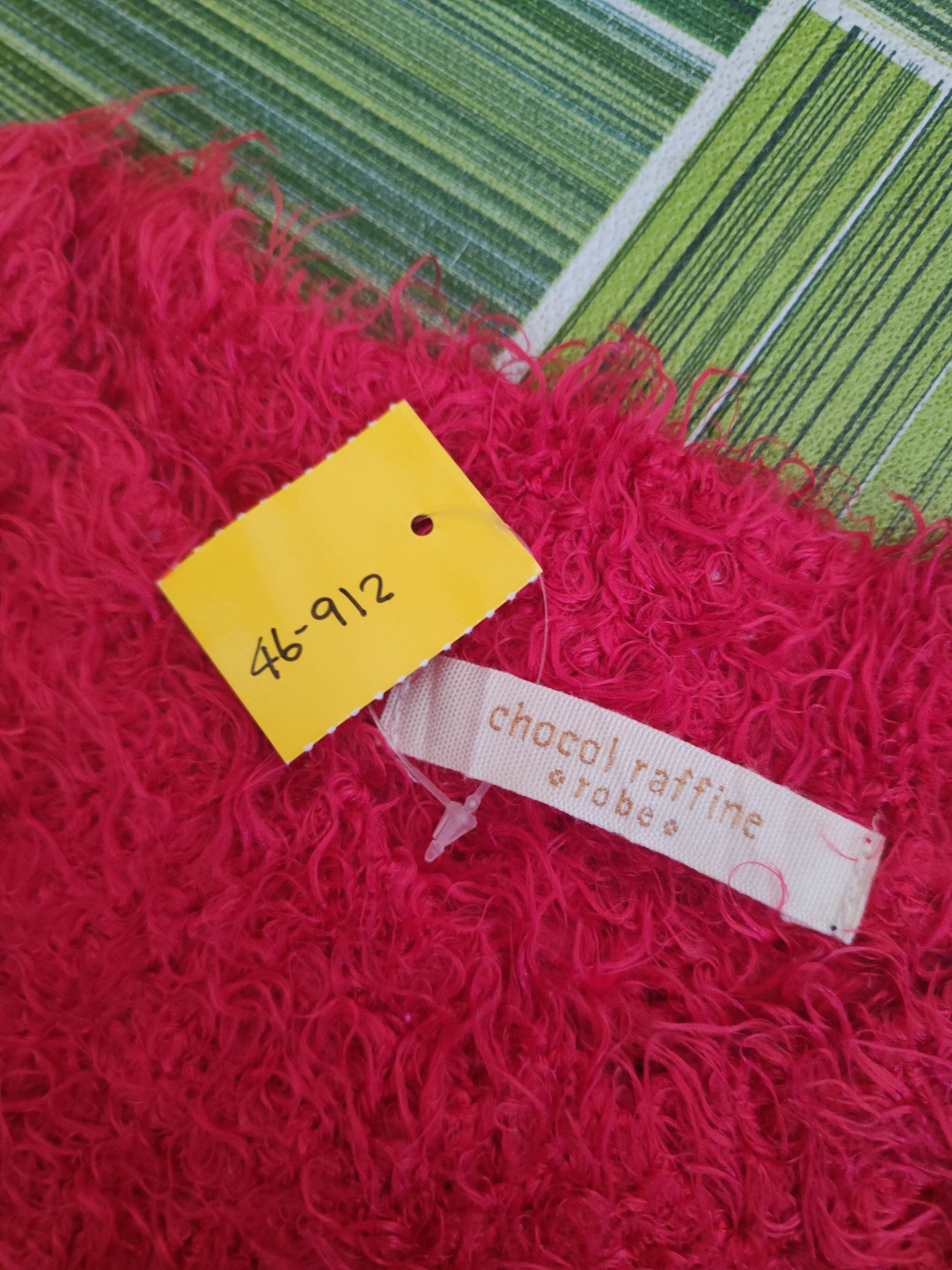 Japanese Brand DL Chocol Raffine Red Fur Mohair shaggy Knitwear #46-912 Size S / US 4 / IT 40 - 13 Thumbnail