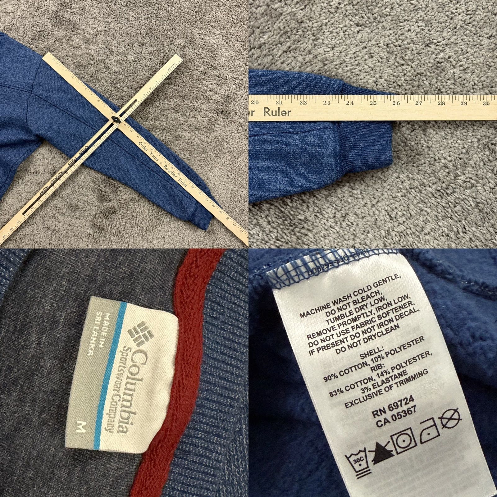 Greats Columbia Sweater Mens M Blue Crewneck Sweatshirt Pullover Casual Classic Logo Knit Warm Pullover Mens M Blue Columbia Sweater Size US M / EU 48-50 / 2 - 8 Thumbnail